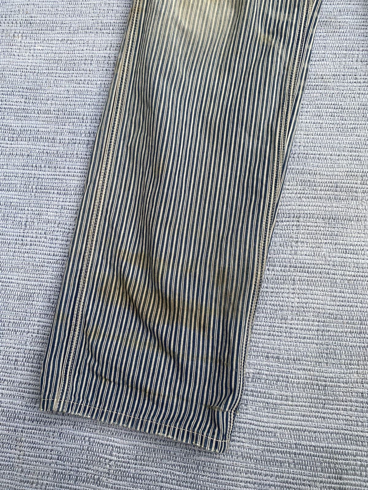 Japanese Brand lee painter pants hickory striped Size US 35 - 5 Thumbnail