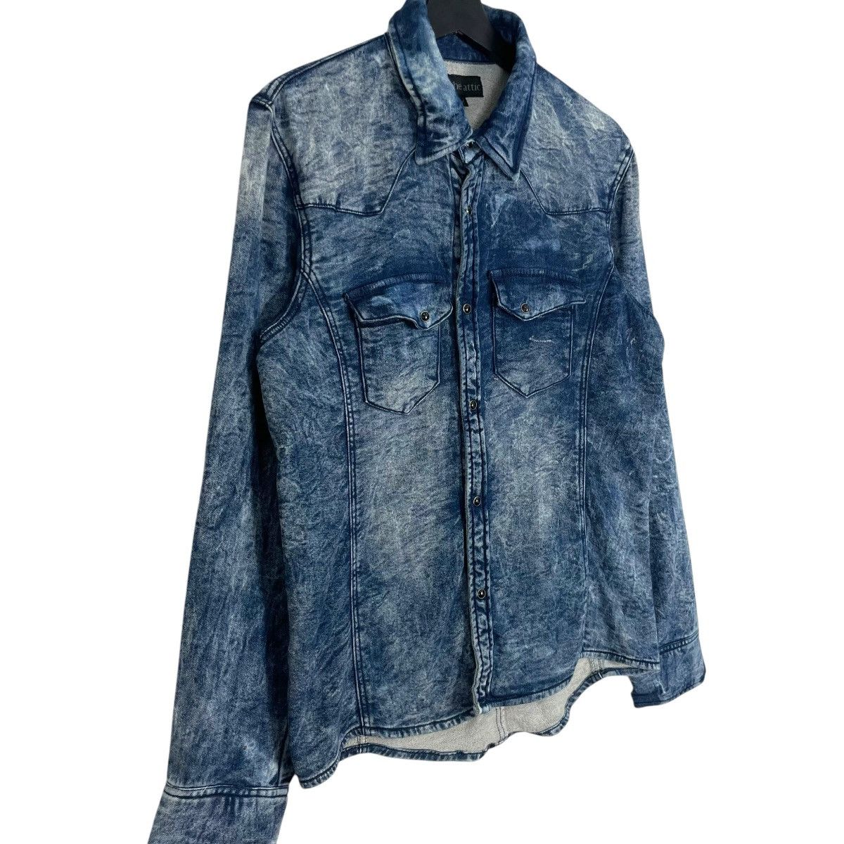 In The Attic Vintage In The Attic Acid Wash Shirt Button Japanese Brand Size US S / EU 44-46 / 1 - 2 Thumbnail