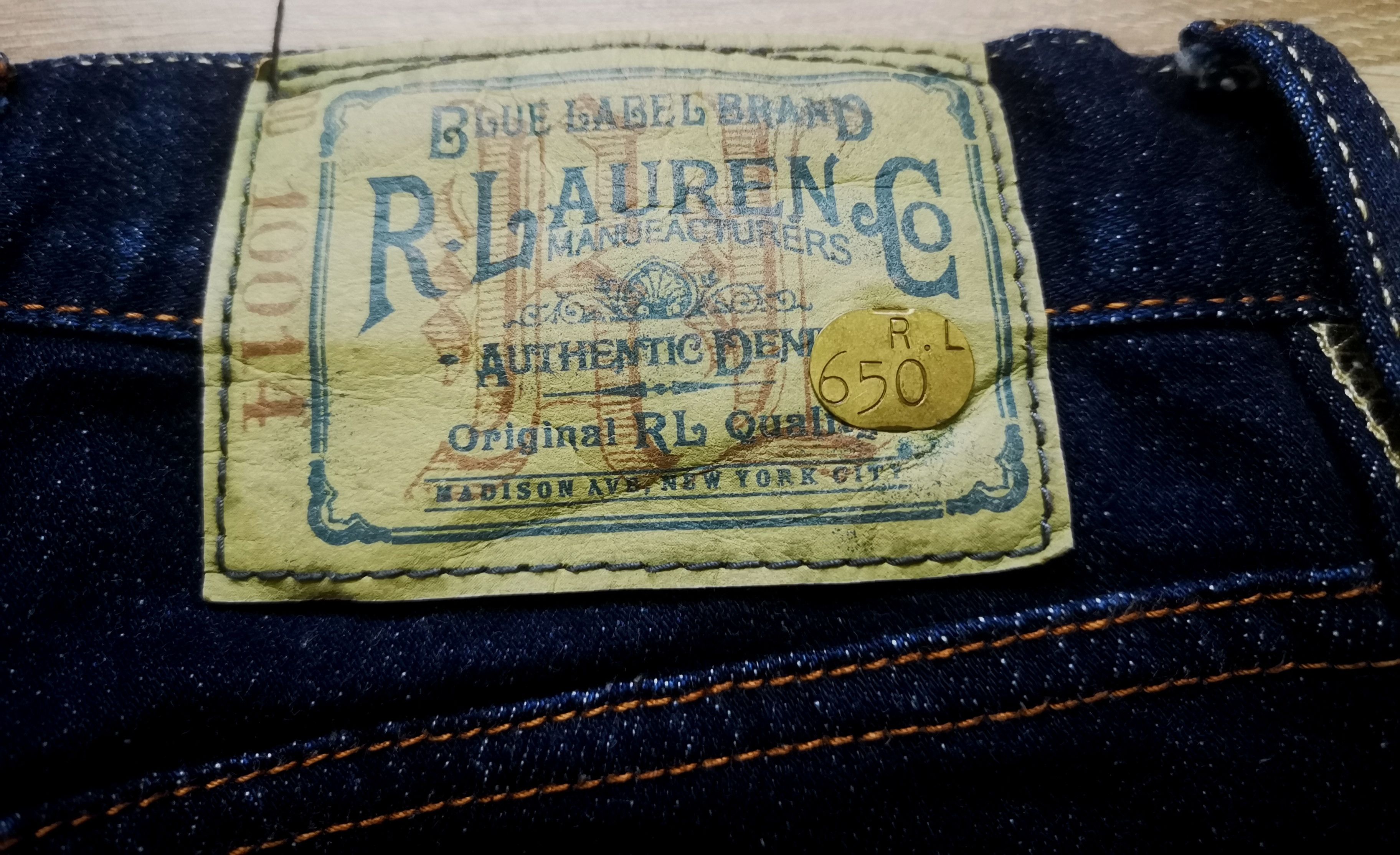 Polo Ralph Lauren × Ralph Lauren × Vintage Vintage Polo Ralph Lauren RL Crest Thompson 650 Jeans Size 26" / US 2 / IT 38 - 5 Thumbnail