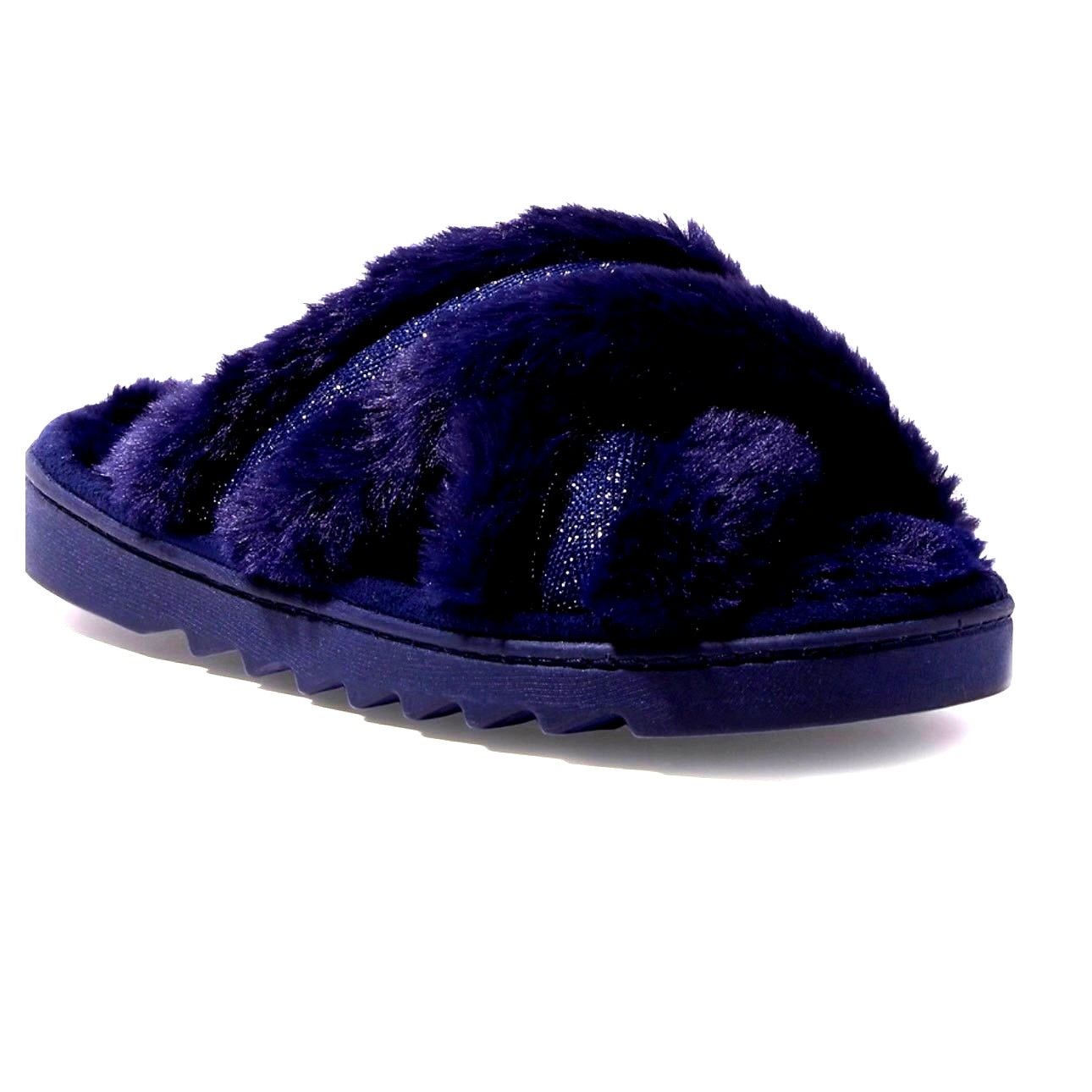 Other Dearfoams Astrid Crossband Slides Peacoat size M (7/8) Size US 7 / IT 37 - 2 Thumbnail