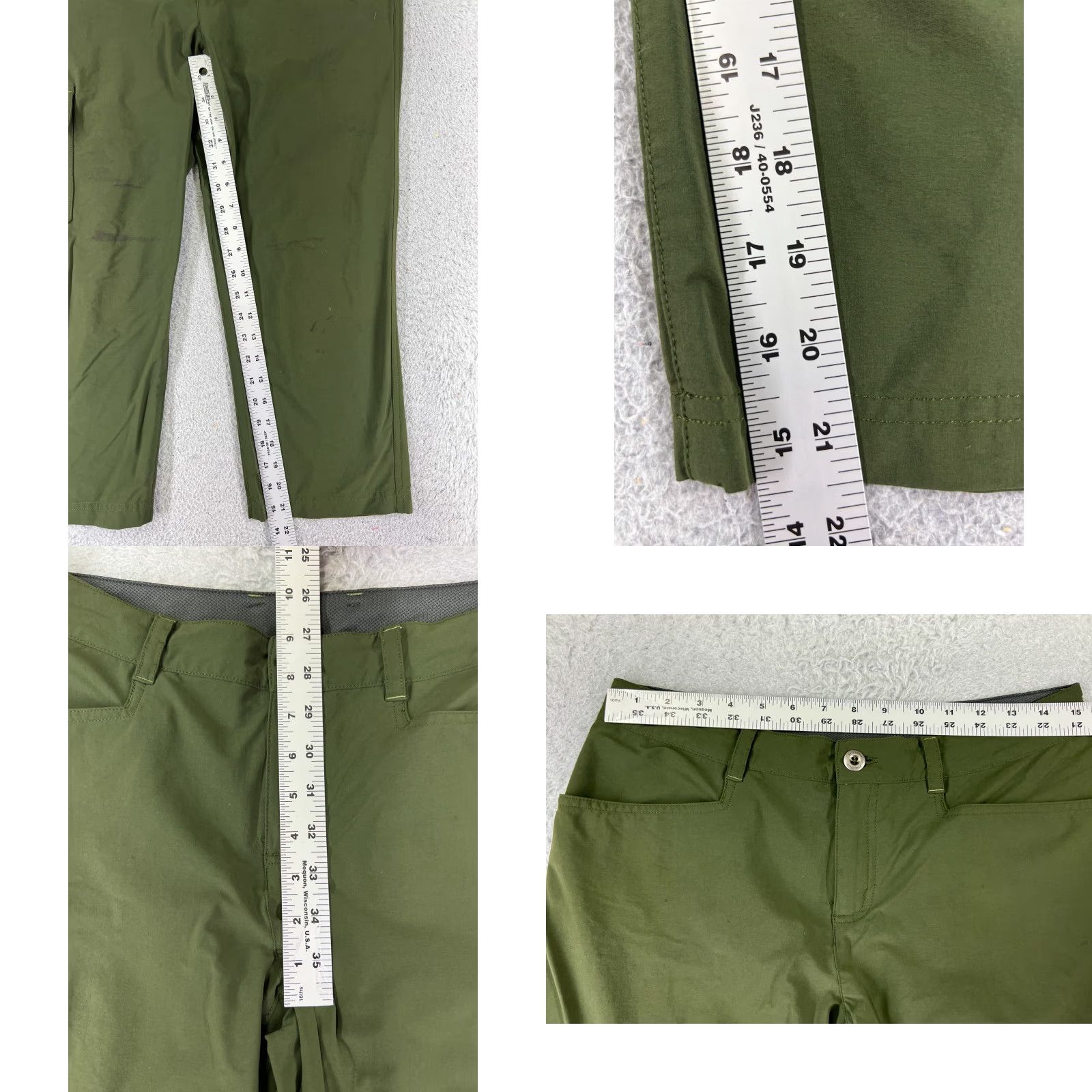 Patagonia Patagonia Pants Womens 8 Green Rock Capri Nylon Blend Hiking Capris 30x21 Men/Women? Size 30" / US 8 / IT 44 - 8 Thumbnail