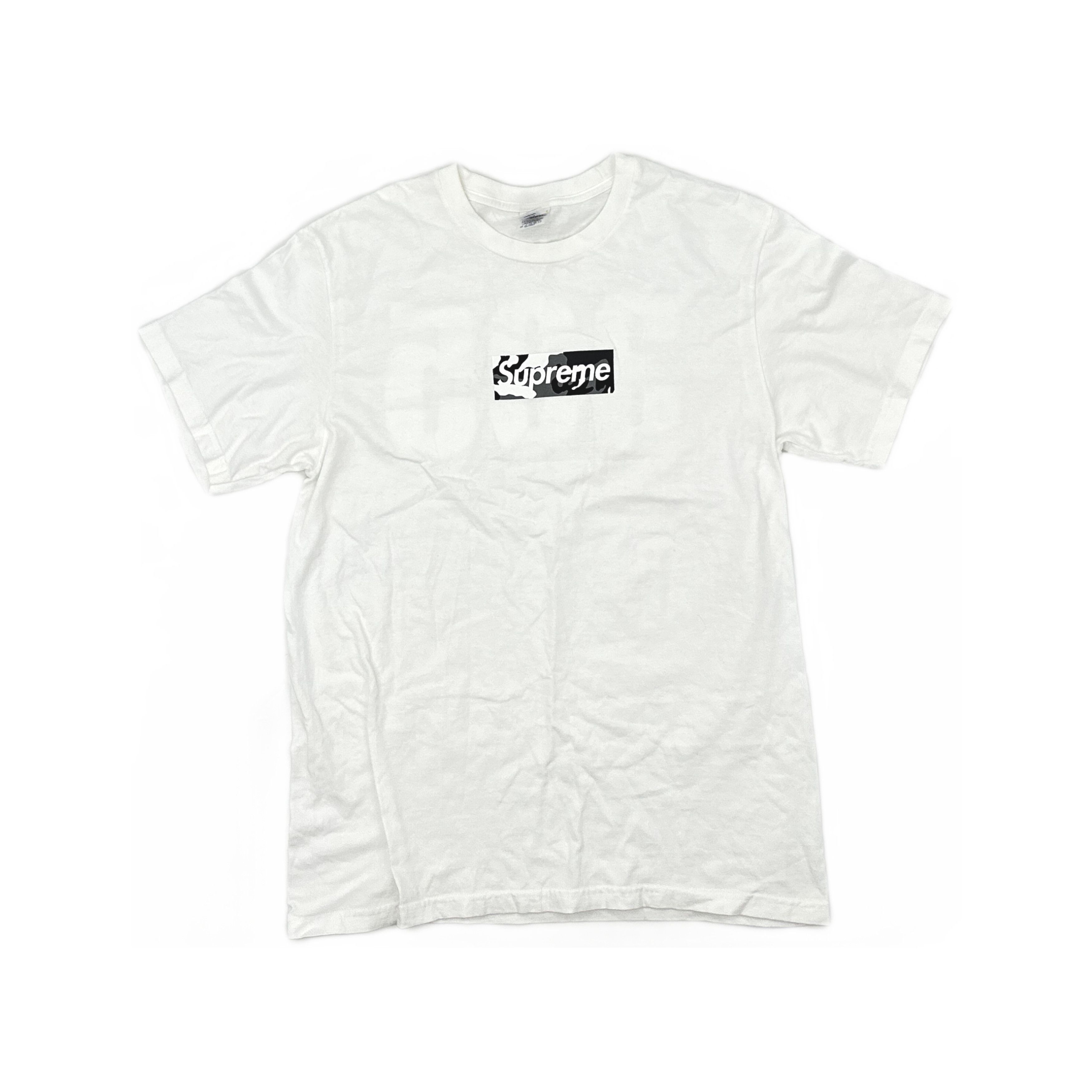 Supreme Supreme FW23 Camo Box Logo Tee White | Grailed