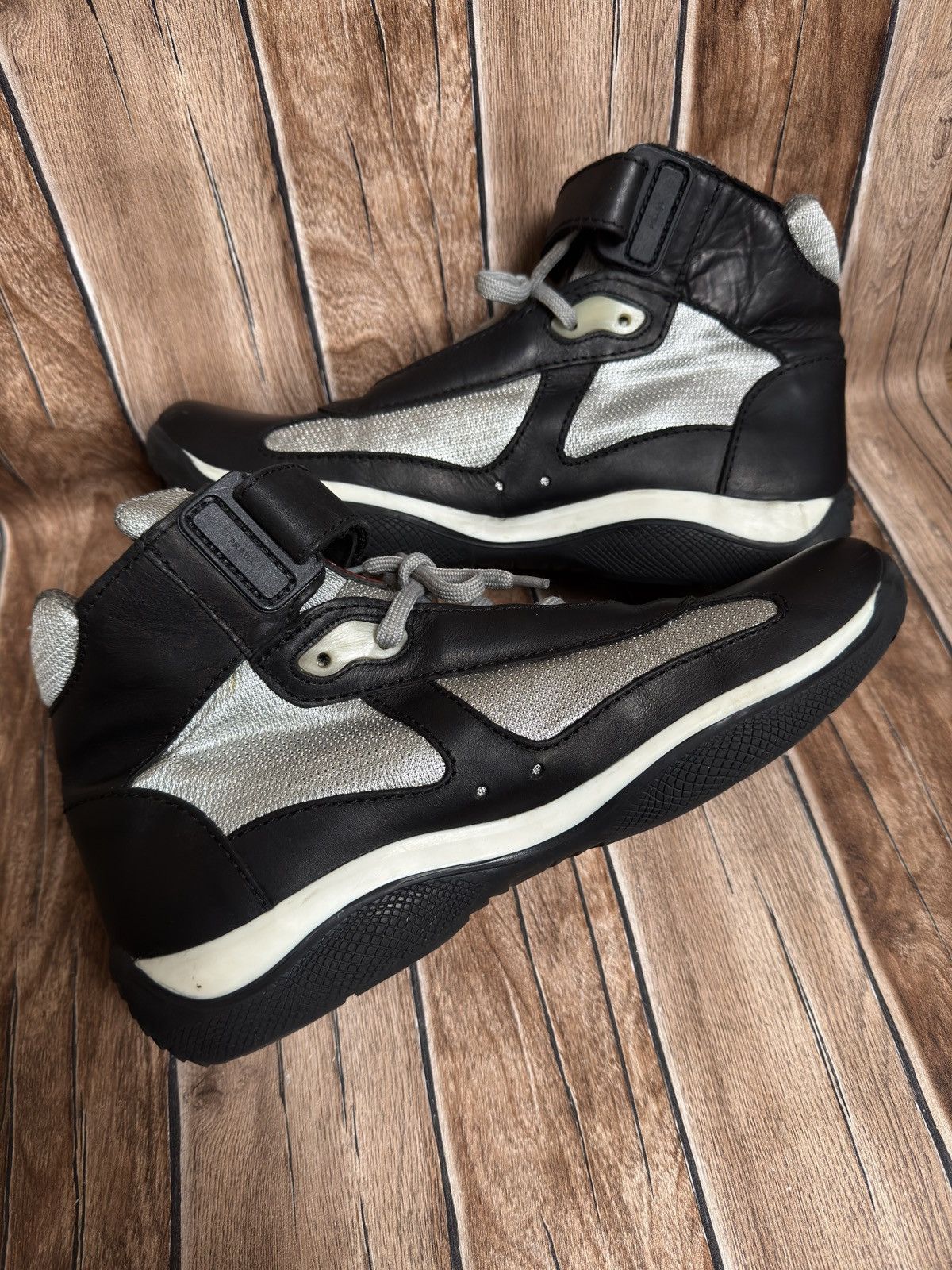 Prada America cup trainers black/grey Size US 11 / EU 44 - 7 Thumbnail