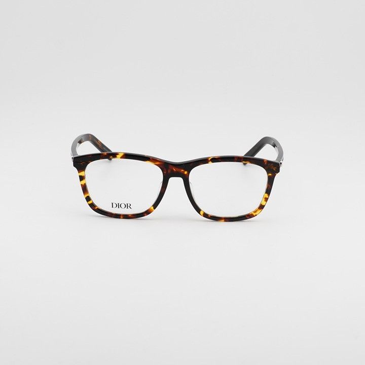 Dior Dior DIORESSENTIALO S2F 2400 Eyeglasses Havana 54mm Square Size ONE SIZE - 6 Thumbnail