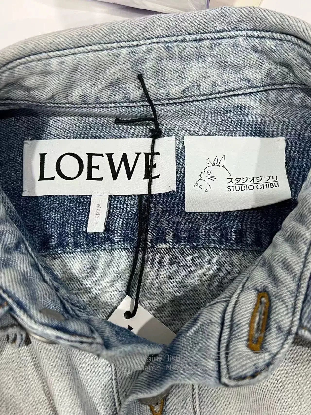 Loewe Loewe Miyazaki Castle Embroidered Denim Shirt. Size US L / EU 52-54 / 3 - 5 Thumbnail