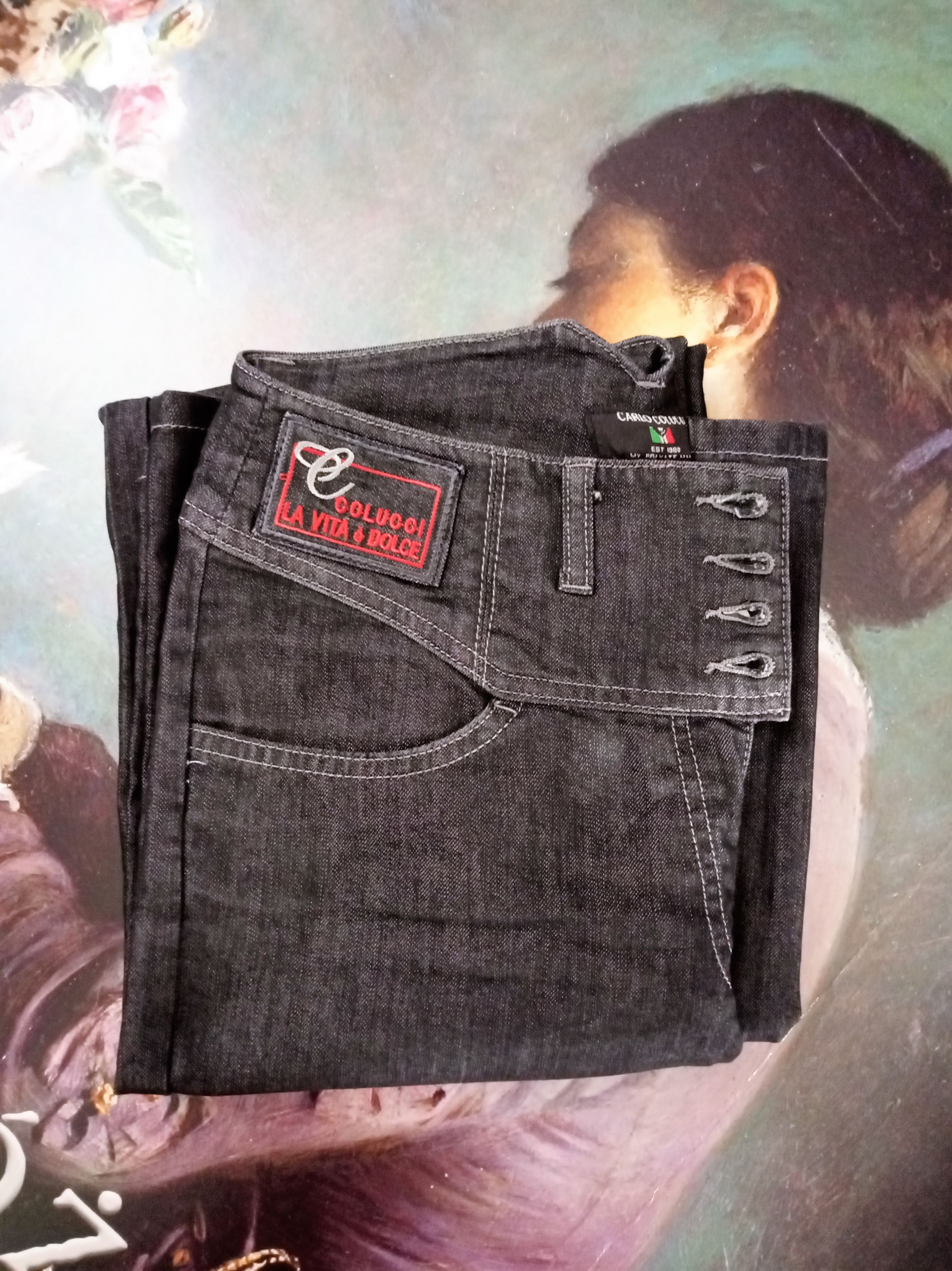 Carlo Colucci × Vintage Vintage Italian jeans Carlo Colucci Size 25" / US 0 / IT 36 - 1 Thumbnail