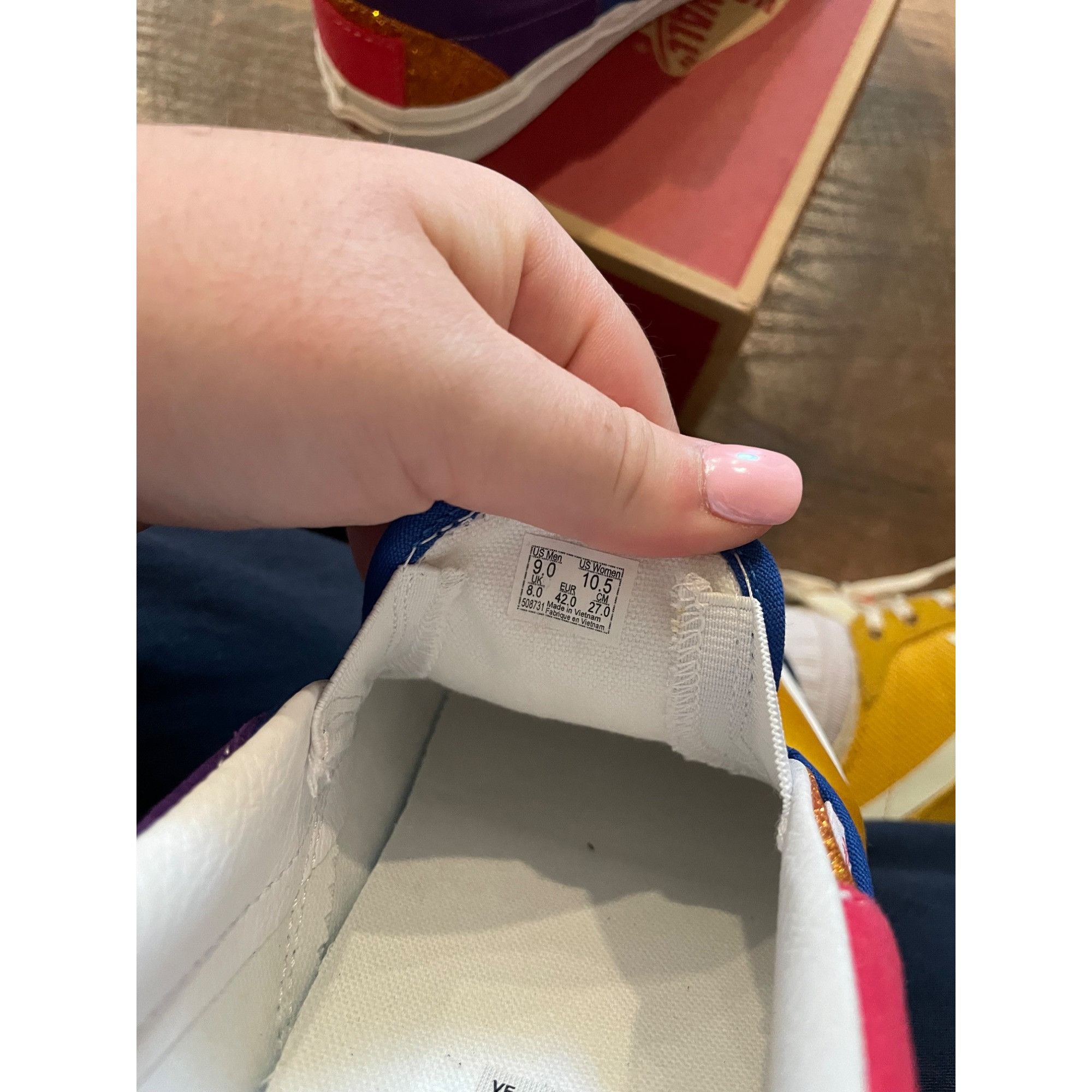 Vans BNWT Vans Pride Patchwork Slip On Skate Sneaker Men’s 9 Wome Size US 9 / EU 42 - 10 Thumbnail