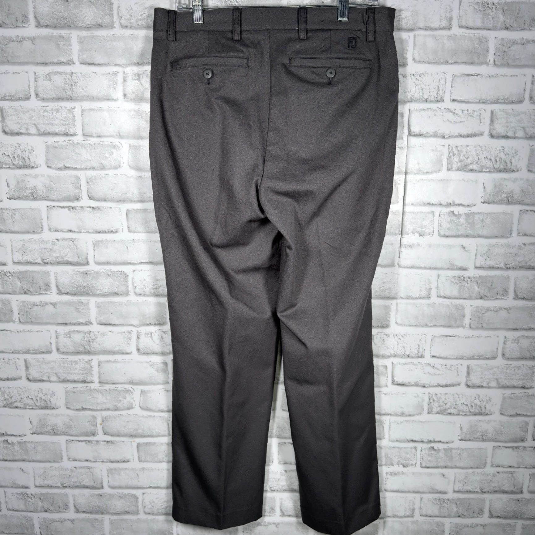 Footjoy FootJoy Gray Casual Polyester Blend Pants Mens Size 32x30 Size US 32 / EU 48 - 5 Thumbnail