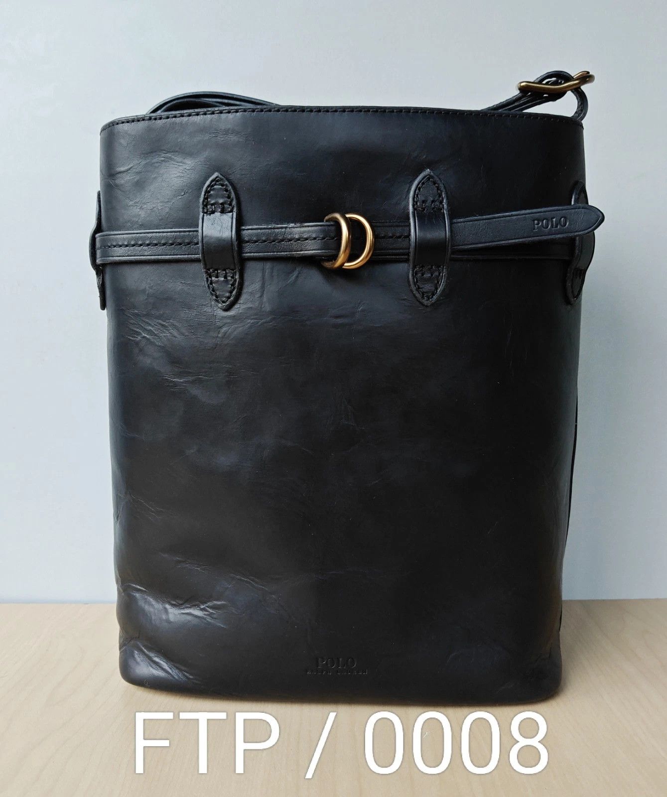 Polo Ralph Lauren Polo Ralph Lauren Bellport Leather Large Bucket Bag FTP 0008 Size ONE SIZE - 10 Thumbnail