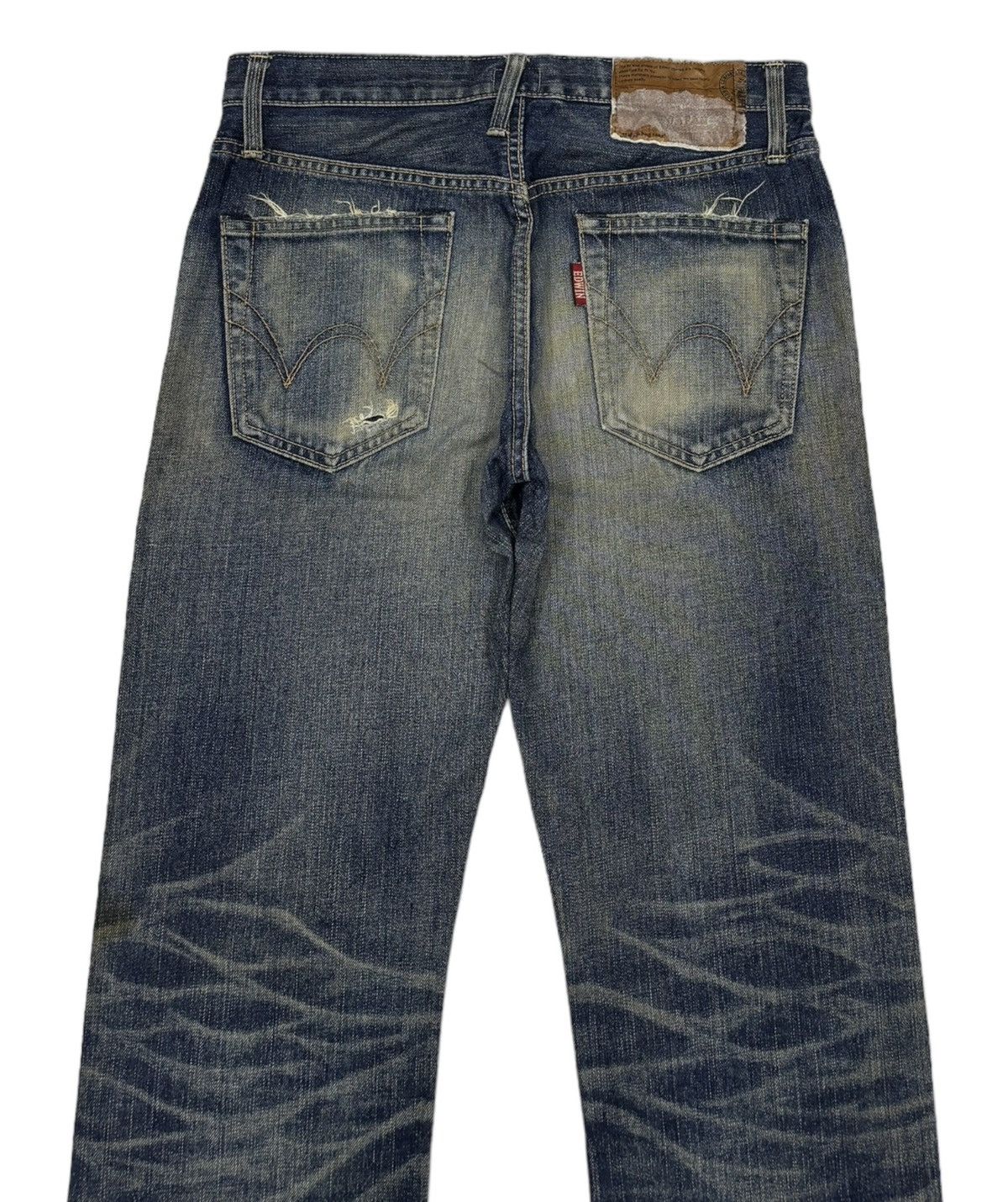 Kapital Edwin Exclusive Vintage Made in Japan Mud Wash Distress Jean Size US 30 / EU 46 - 8 Thumbnail