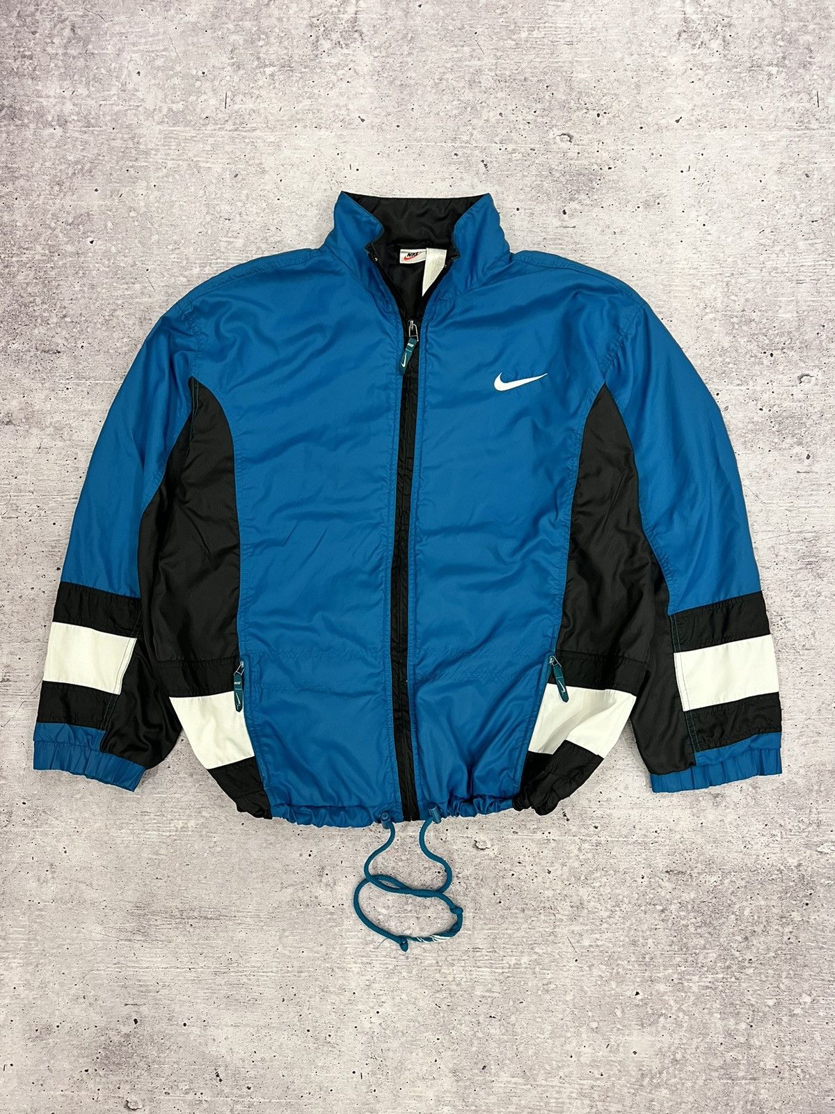 Nike 🩸RARE🩸Nike Vintage 90s Big Logo Jacket Size US L / EU 52-54 / 3 - 2 Thumbnail