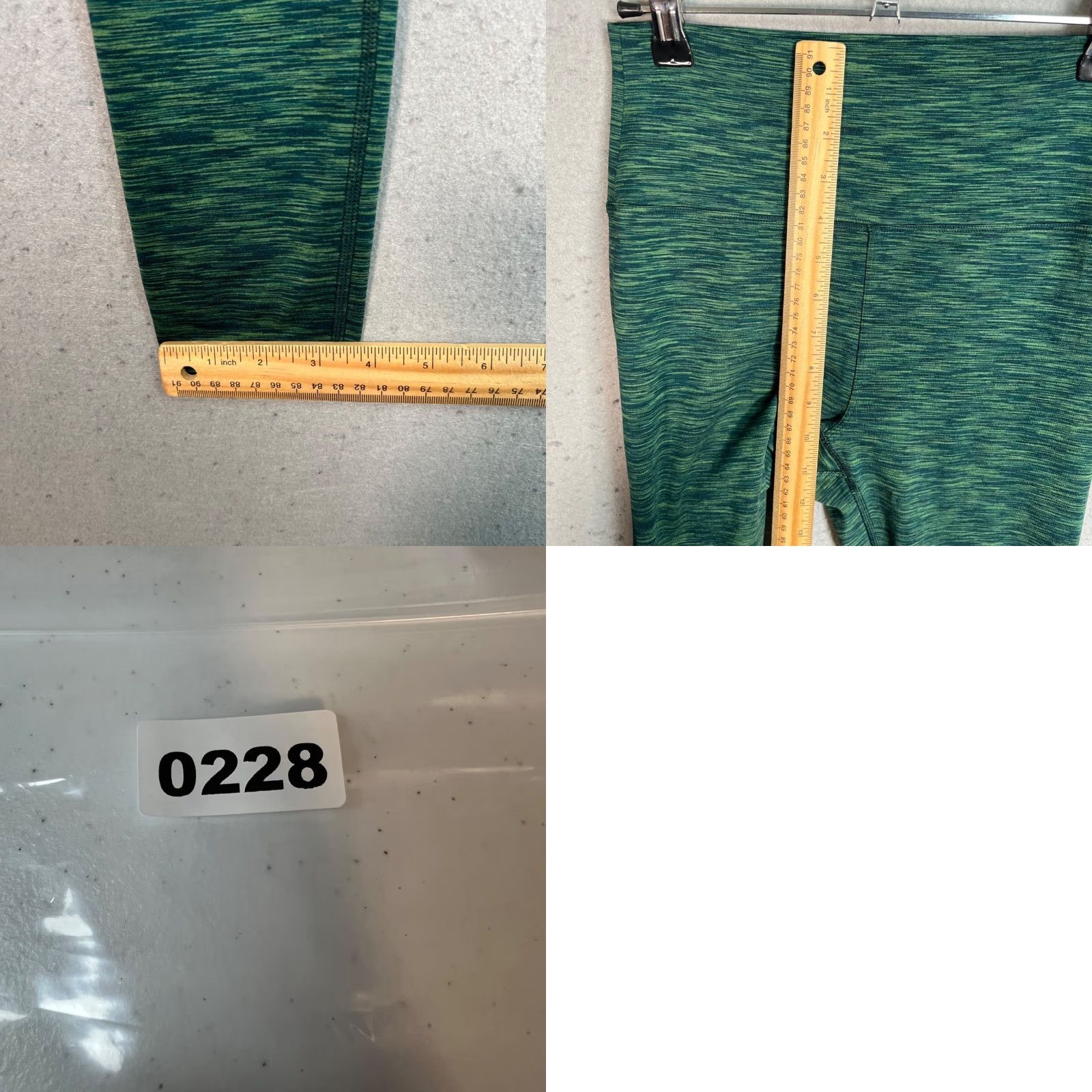 Outdoor Voices Outdoor Voices Leggings High-Rise Green Size Small Athletic Gym Womens Size 28" / US 6 / IT 42 - 8 Thumbnail
