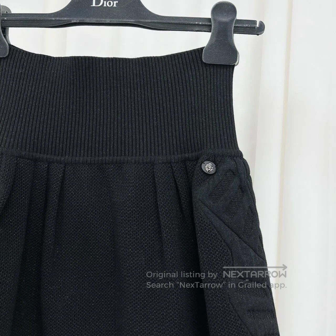 Chanel Chanel Embossed Logo Knit Skirt| Size XS / US 0-2 / IT 36-38 - 3 Thumbnail