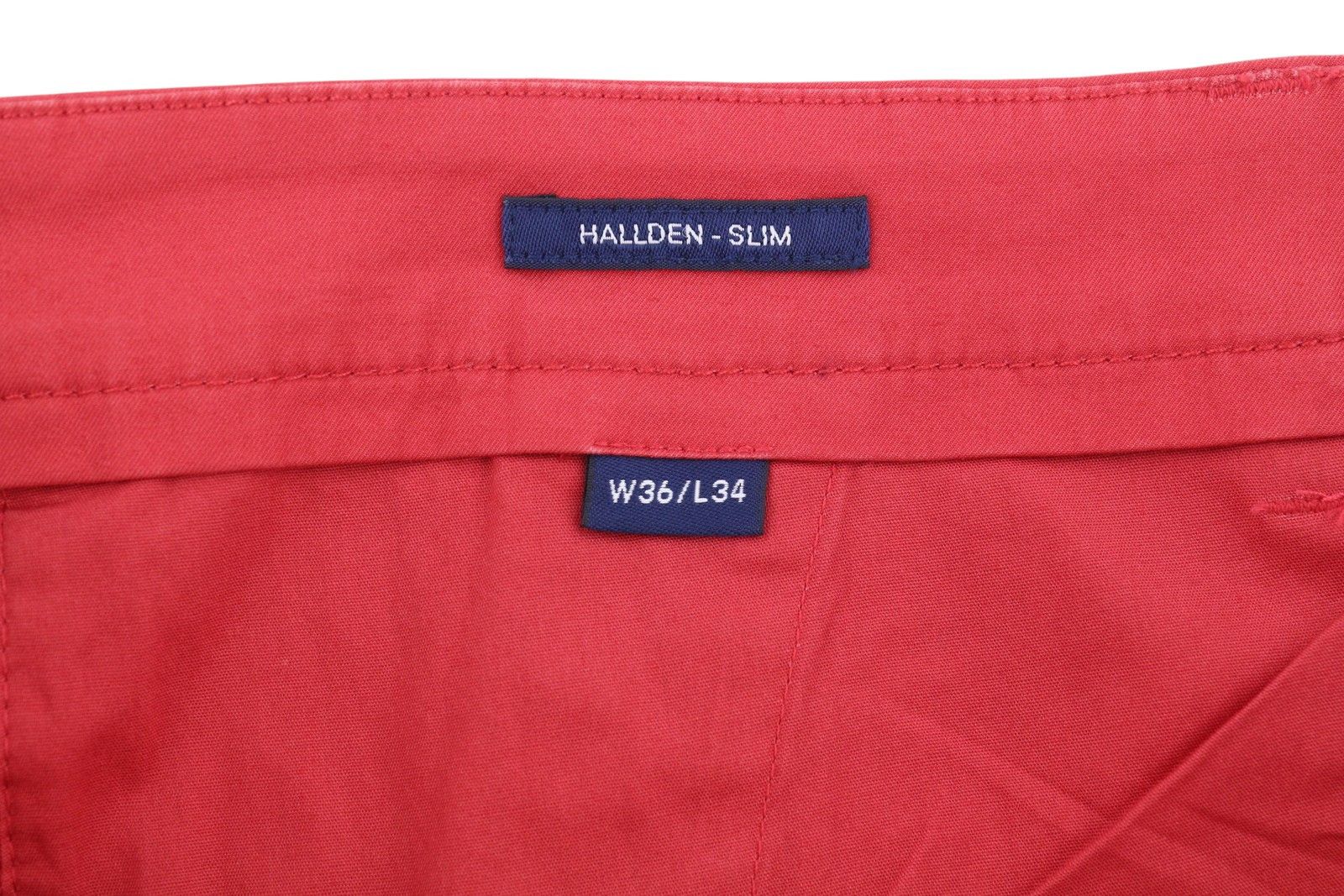 Gant HALLDEN SUNFADED W36/L34 Cardinal Red Zip Trousers 87370 Size US 36 / EU 52 - 6 Thumbnail