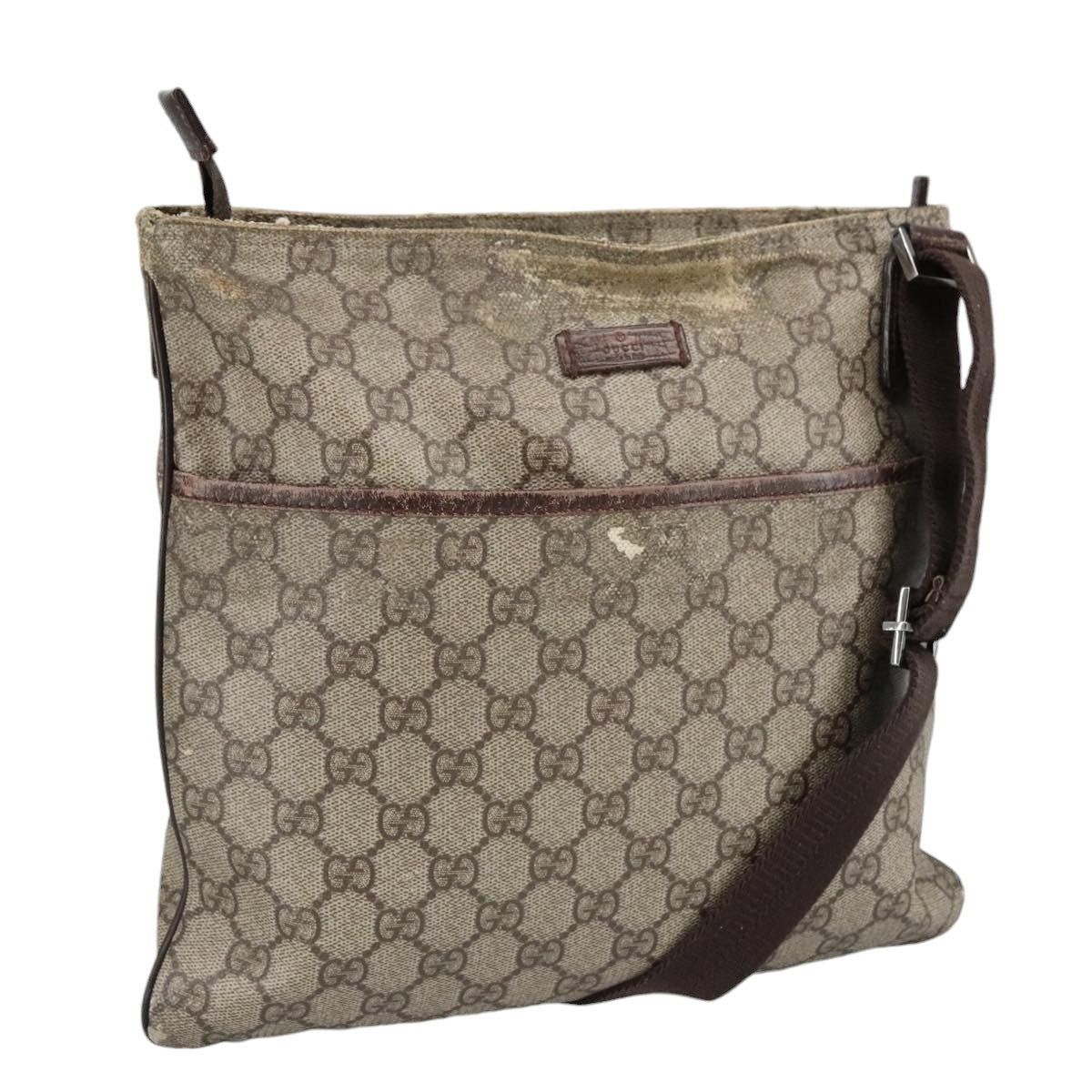Gucci GUCCI GG Supreme Shoulder Bag Pvc Beige Size ONE SIZE - 1 Thumbnail