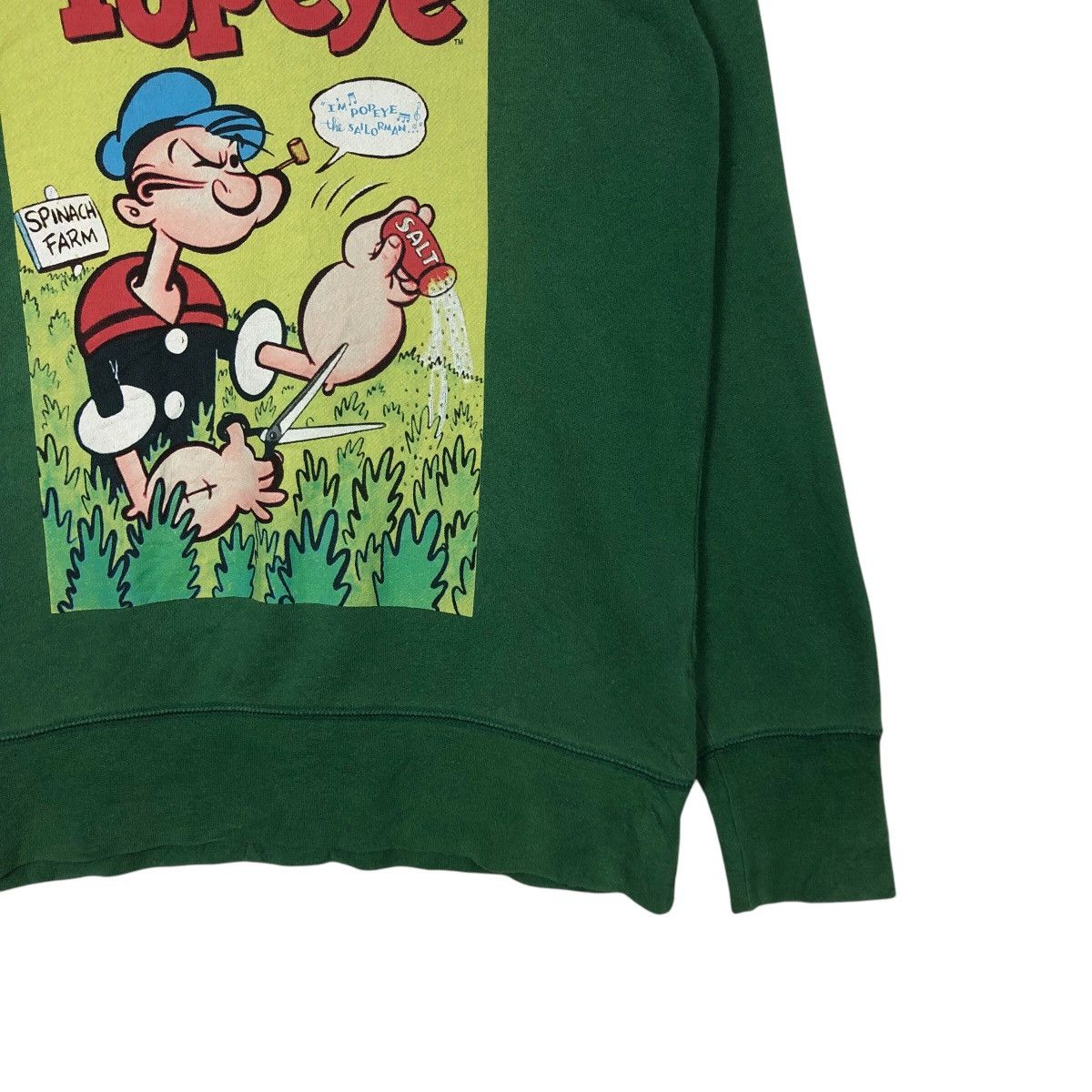 Cartoon Network 📌Vintage Cartoon Popeye Sweatshirt Big Logo Design Size US L / EU 52-54 / 3 - 6 Thumbnail