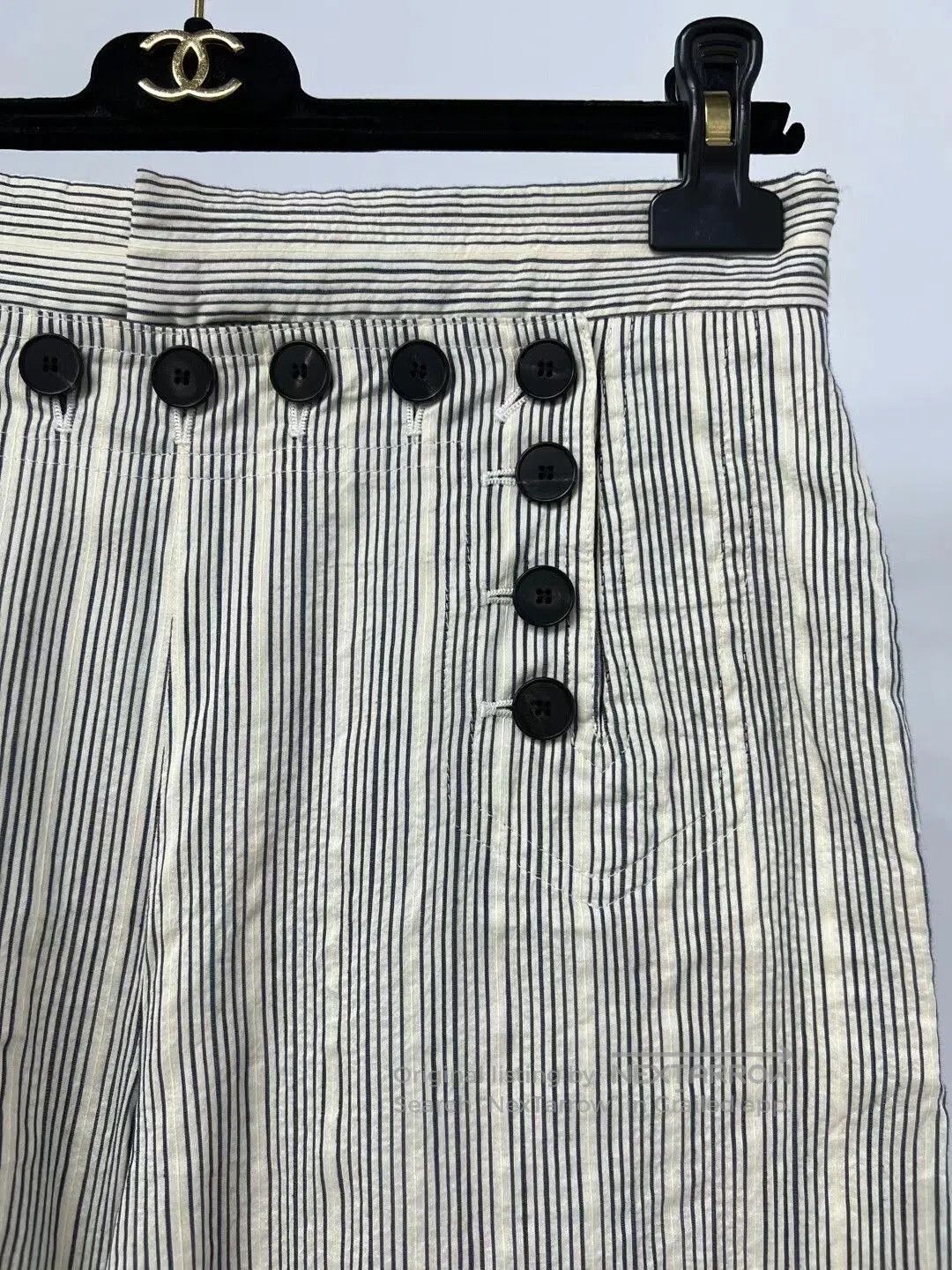 Dior Dior Striped Wide-Leg Trousers in Size FR34. Size US 34 / EU 50 - 3 Thumbnail
