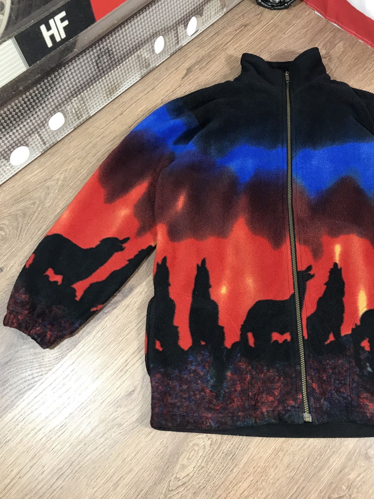 Other Jacques Lorant Wolf Animal Fleece Jacket Kanye West Style Size US L / EU 52-54 / 3 - 2 Thumbnail