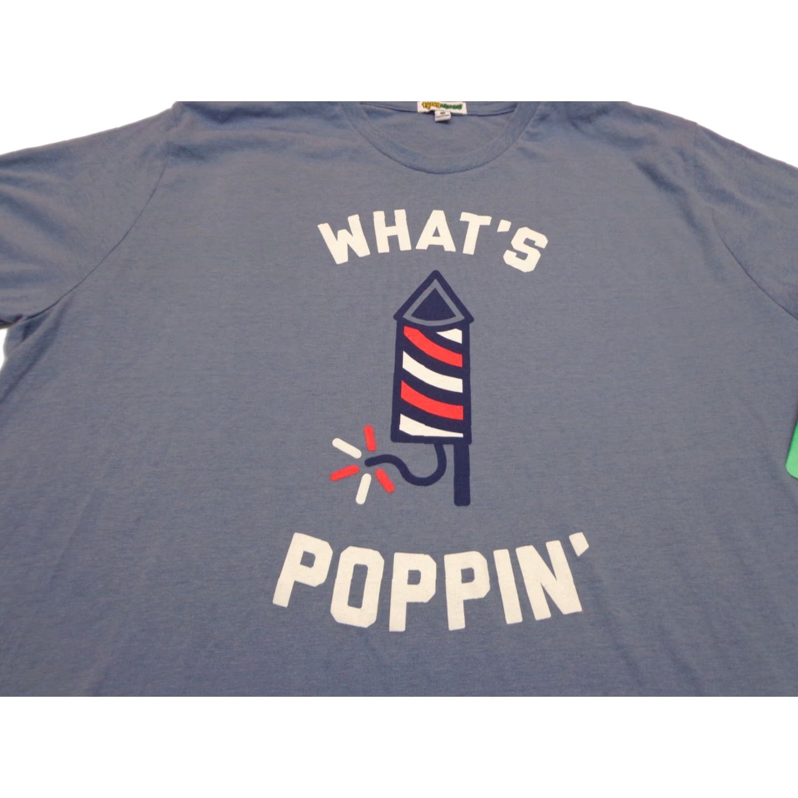 Vintage Tipsy Elves T Shirt Blue 2XL Mens NEW Heather Poppin' Size US XXL / EU 58 / 5 - 1 Thumbnail