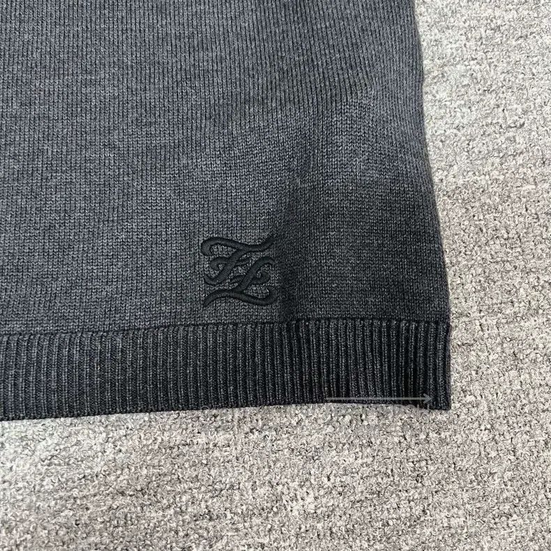 Fendi Fendi Double F Embroidered Logo Wool Knit Vest Size M / US 6-8 / IT 42-44 - 3 Thumbnail