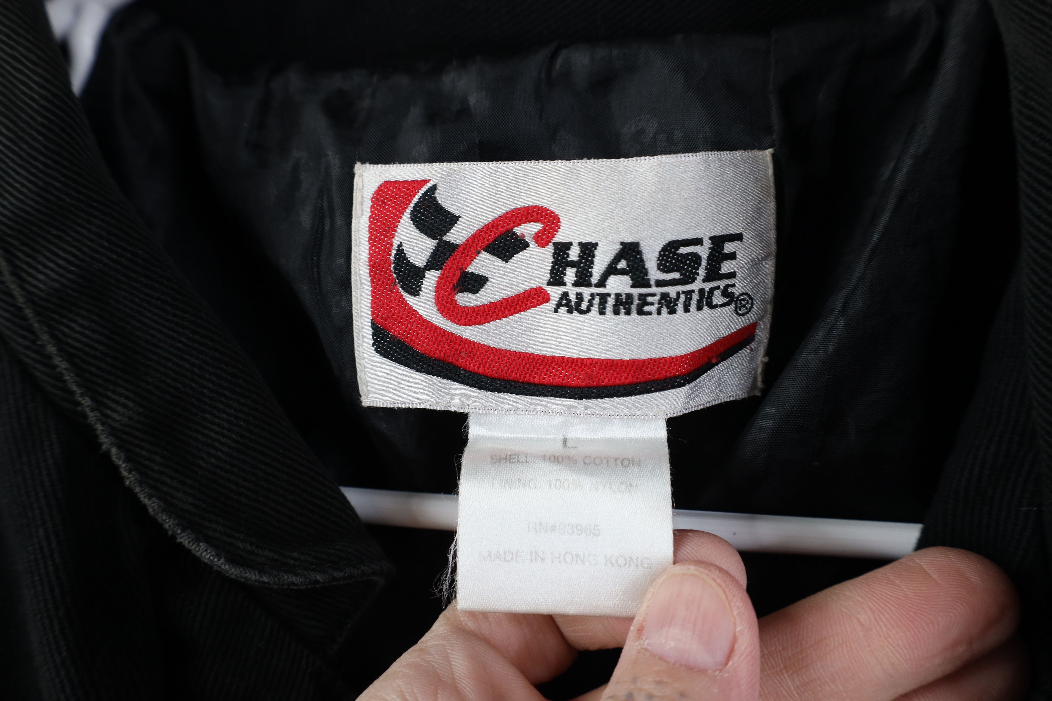 Vintage Vintage 90s Y2K NASCAR Gordon Fire Flames Pit Crew Jacket Size US L / EU 52-54 / 3 - 10 Thumbnail