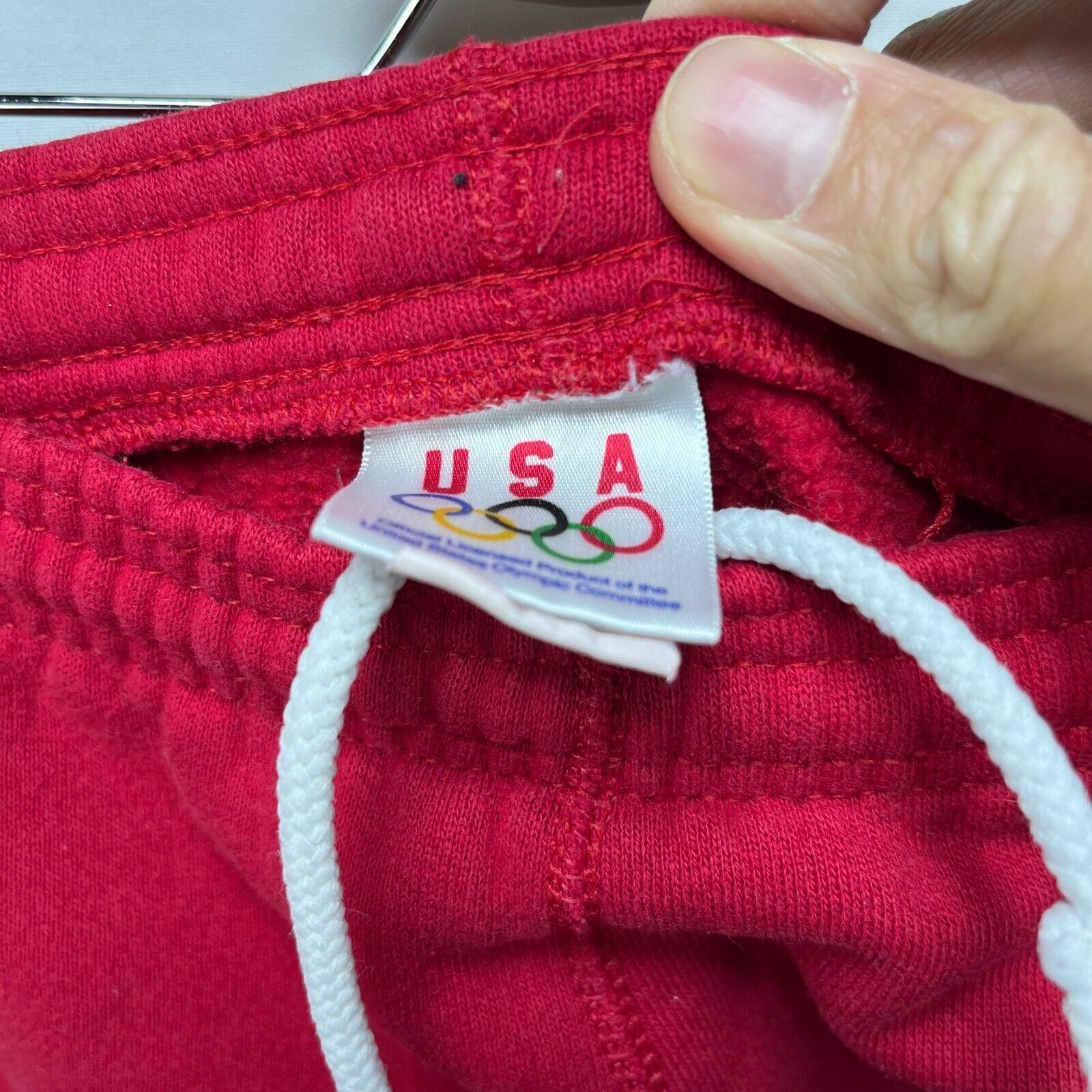 Vintage Vintage '90s USA Olympic Sweatpants Large Made in USA Cuffed Size US 36 / EU 52 - 4 Thumbnail