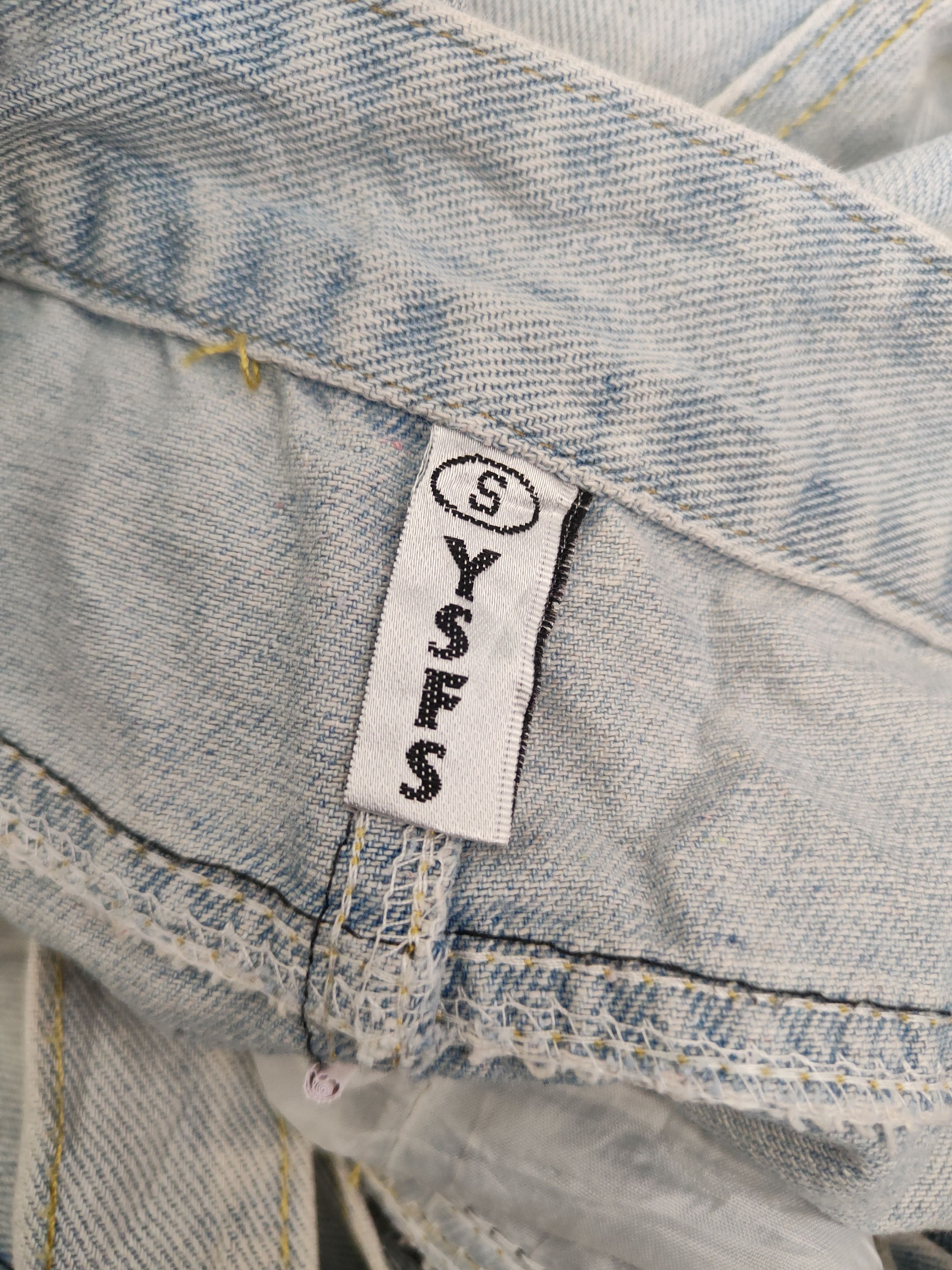 Japanese Brand × Vintage Yishanfushi Light Blue Denim Shortall Jumpsuits Size 28" / US 6 / IT 42 - 14 Thumbnail