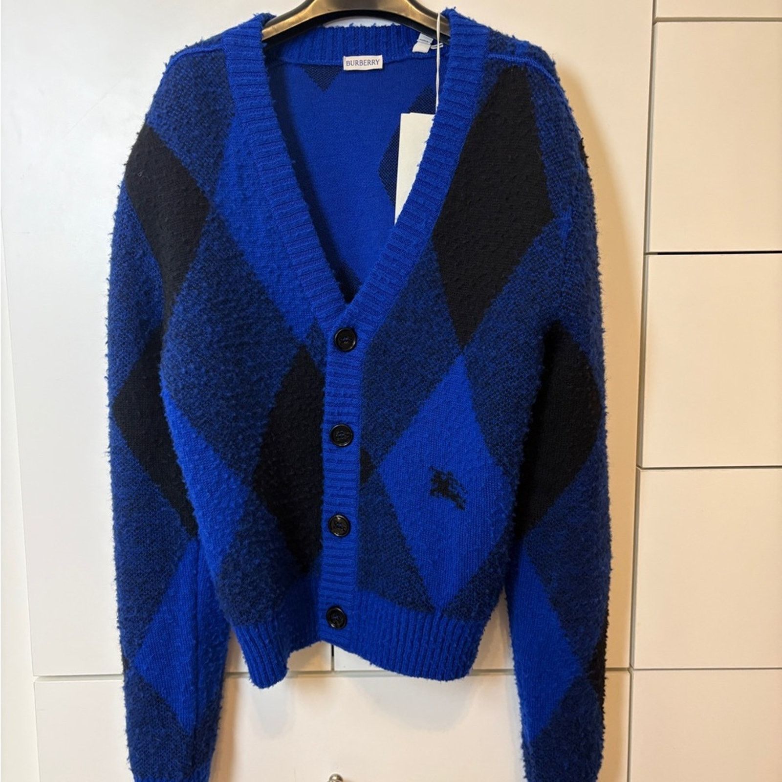 Burberry Burberry argyle-check wool cardigan m Size M / US 6-8 / IT 42-44 - 2 Thumbnail