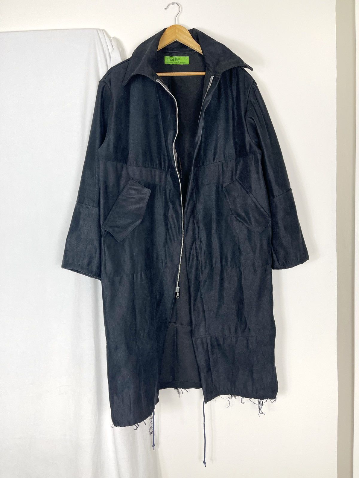 Chorley × Handmade Chorley AW Suede distressed raw hem cargo Military Parka Size US L / EU 52-54 / 3 - 1 Thumbnail