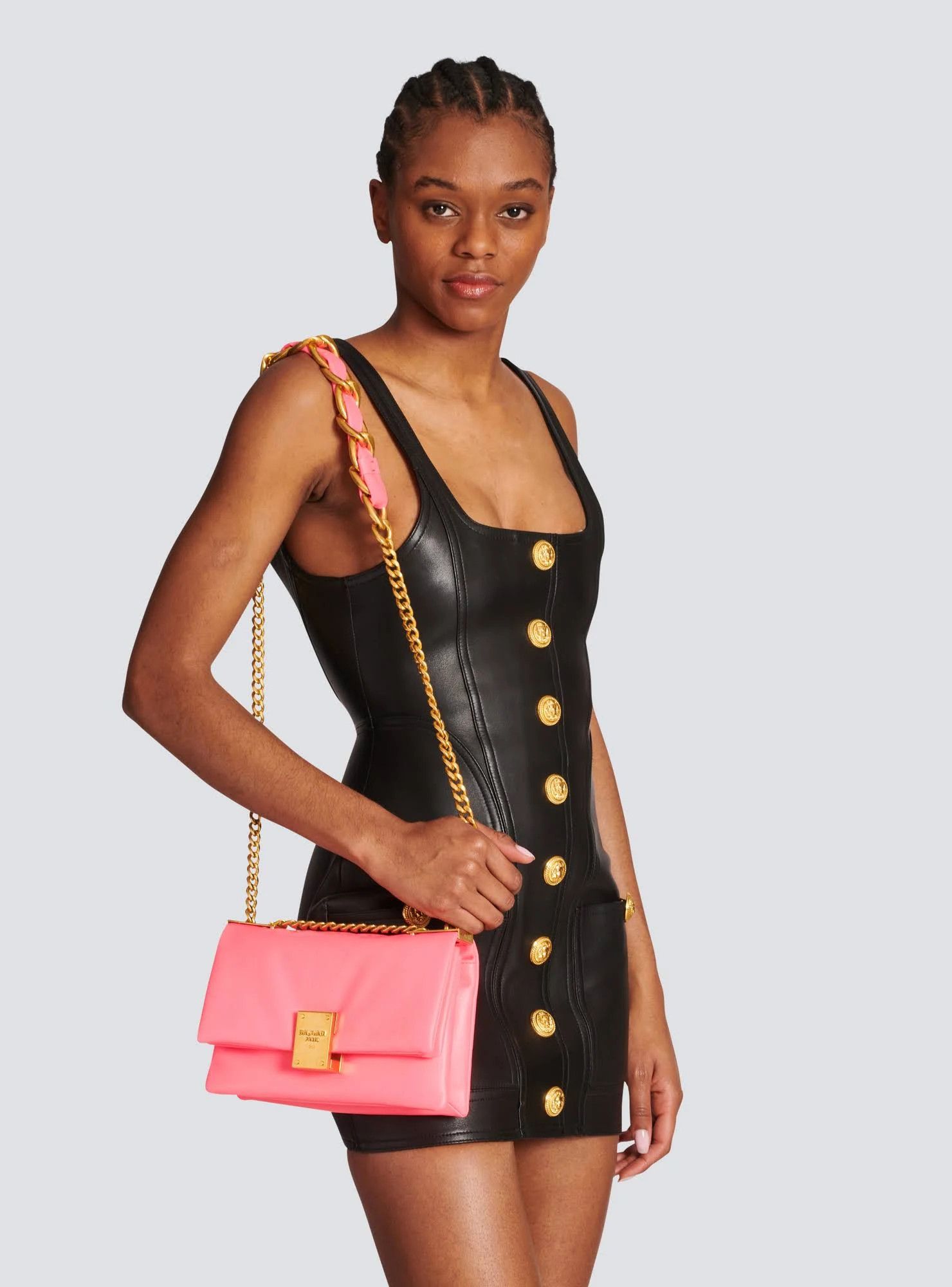 Balmain o1w1db10624 Bag in Purple Size ONE SIZE - 2 Thumbnail