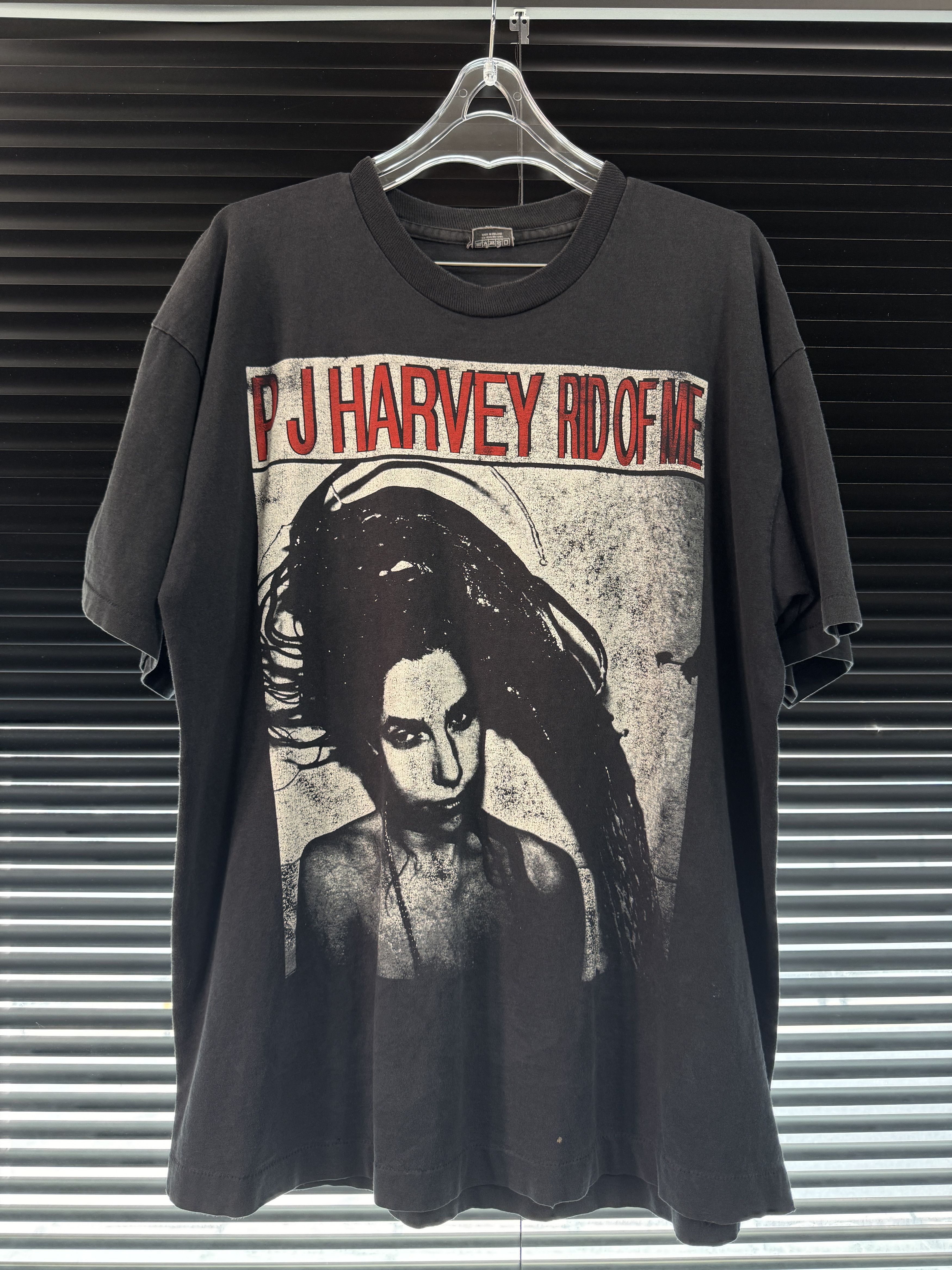 Band Tees Vintage 90s 1993 PJ Harvey 'Rid of me' Parking Lot Tee Size US XL / EU 56 / 4 - 1 Thumbnail