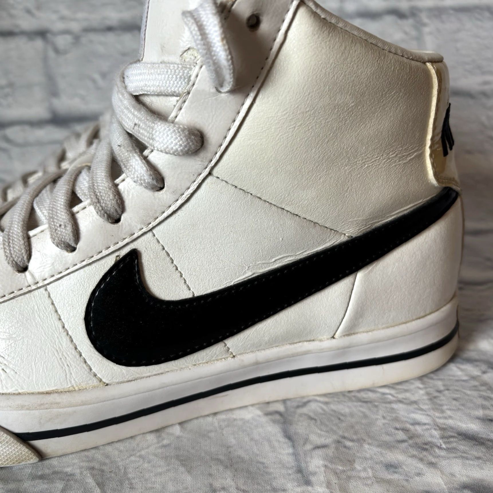 Nike Nike Blazers Sneaker High Top White Black 354697-141 Women’s 8.5 Shoes Breathable Comfort Vintage: No Size M / US 6-8 / IT 42-44 - 7 Thumbnail