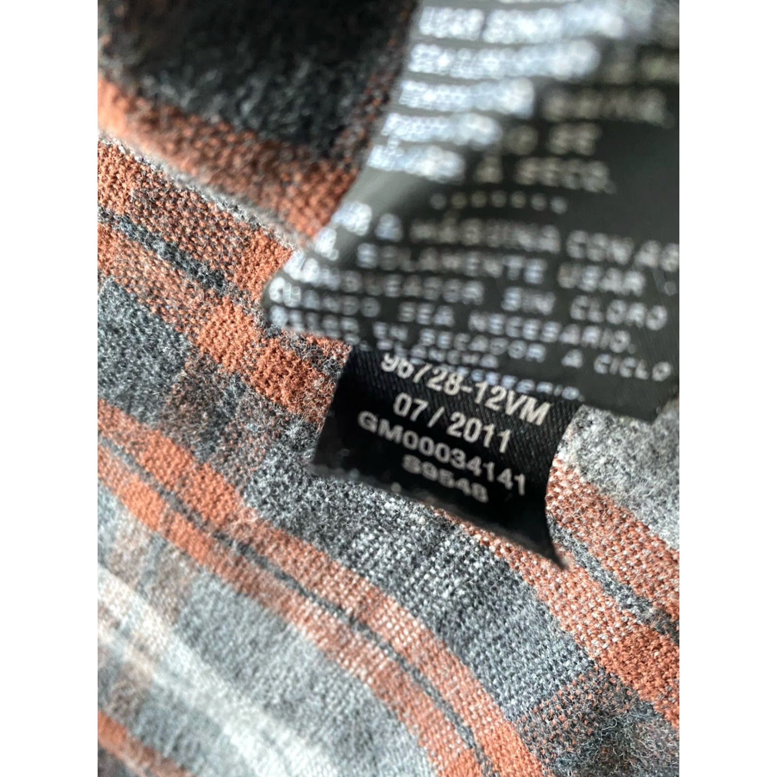 Harley Davidson VINTAGE Harley-Davidson Button-Up Shirt Flannel Lined Embroidered Pockets XL Men Missing Button Repair Needed Size US XL / EU 56 / 4 - 5 Thumbnail