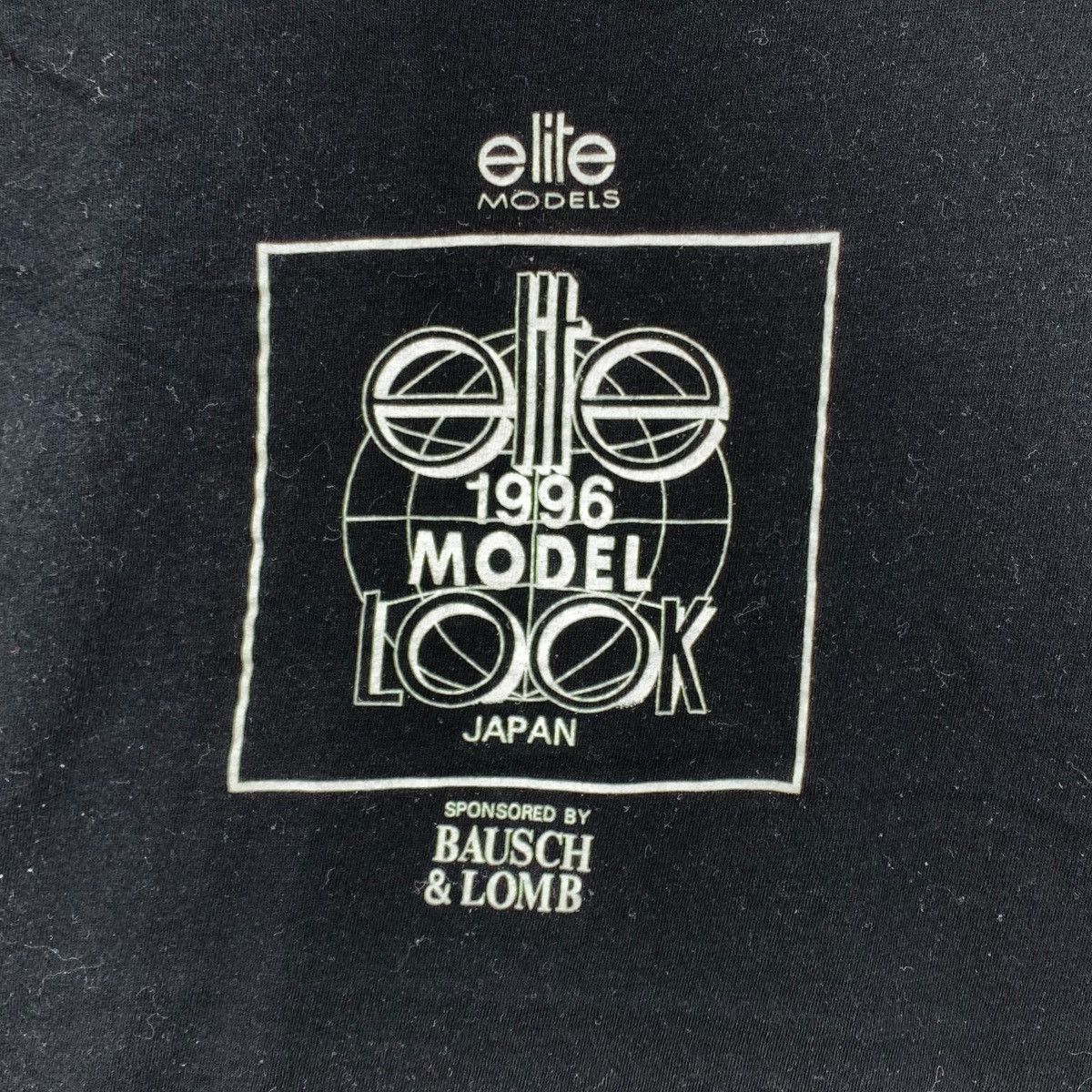 Vintage Vintage 1996 ELITE MODELS LOOK Japan Bausch & Lomb Tshirt Size US S / EU 44-46 / 1 - 3 Thumbnail