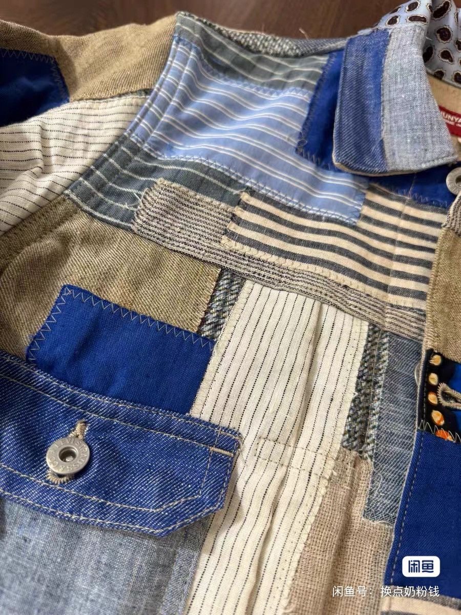 Junya Watanabe × Levi's JUNYA watanabe x Levi's denim silk linen patchwork jacket Size US S / EU 44-46 / 1 - 6 Thumbnail