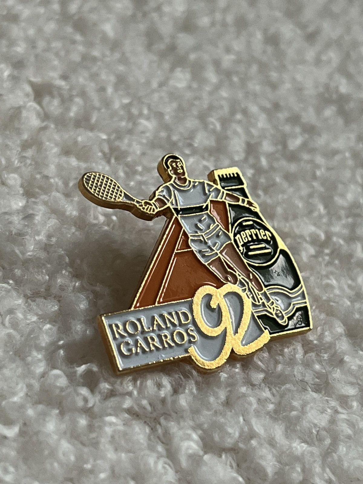 Jewelry Roland Garros 92 vintage pin Size ONE SIZE - 2 Thumbnail