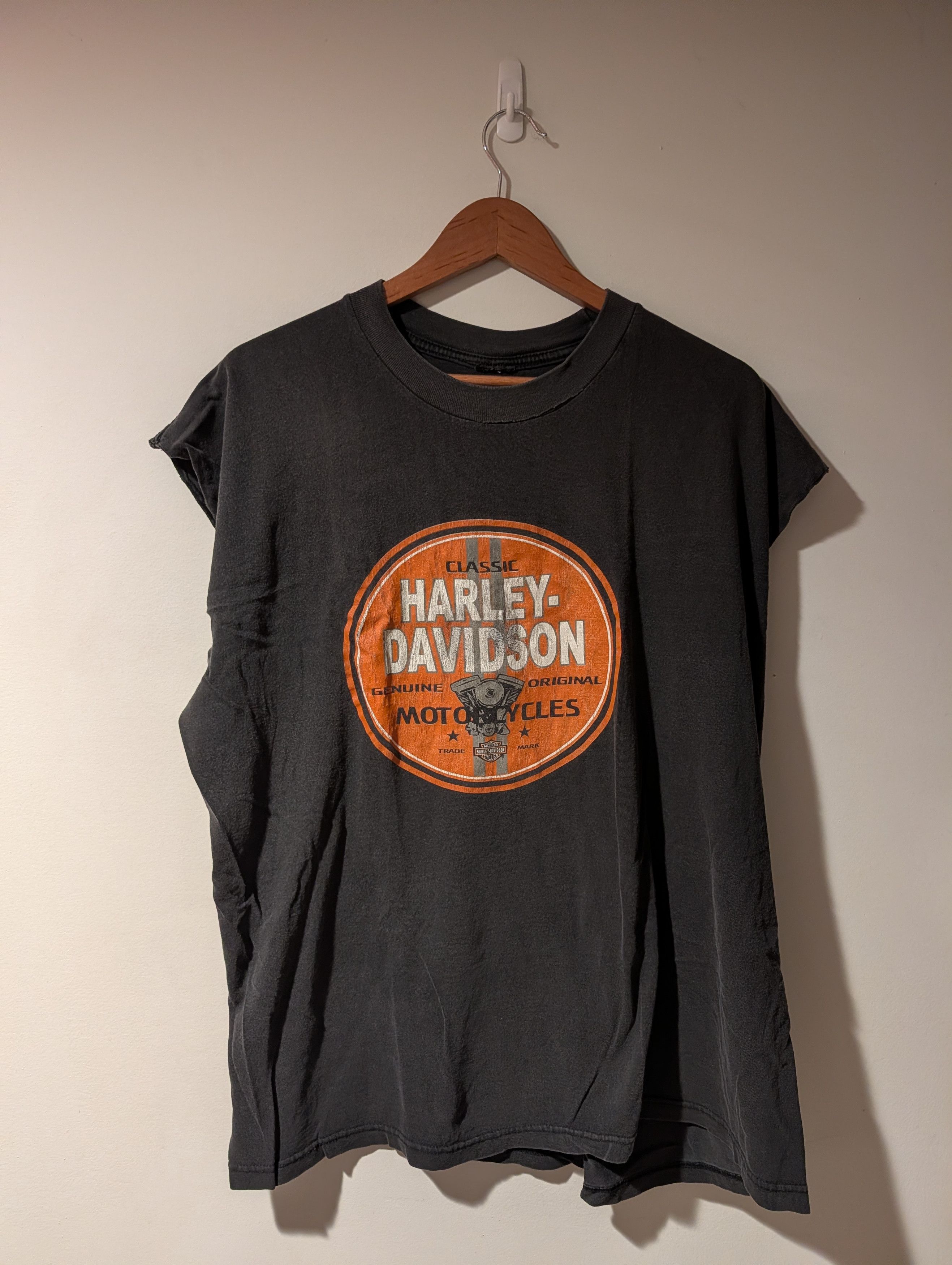 Harley Davidson Vintage Harley Davidson Muscle Tank Top Sleeveless T Shirt Size US XXL / EU 58 / 5 - 1 Thumbnail