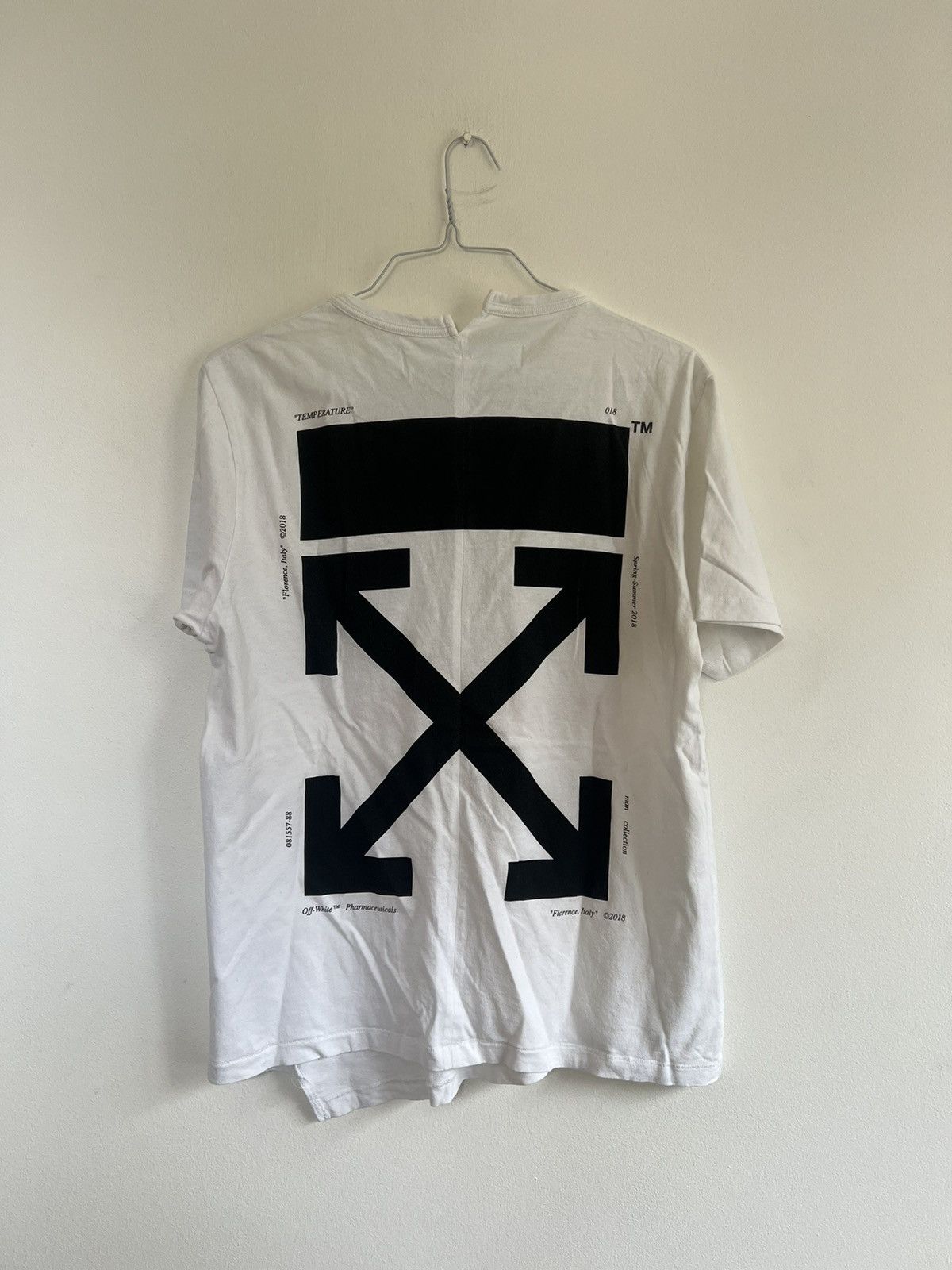 Off-White × Virgil Abloh Off white temperature Map TEE Size US M / EU 48-50 / 2 - 2 Thumbnail
