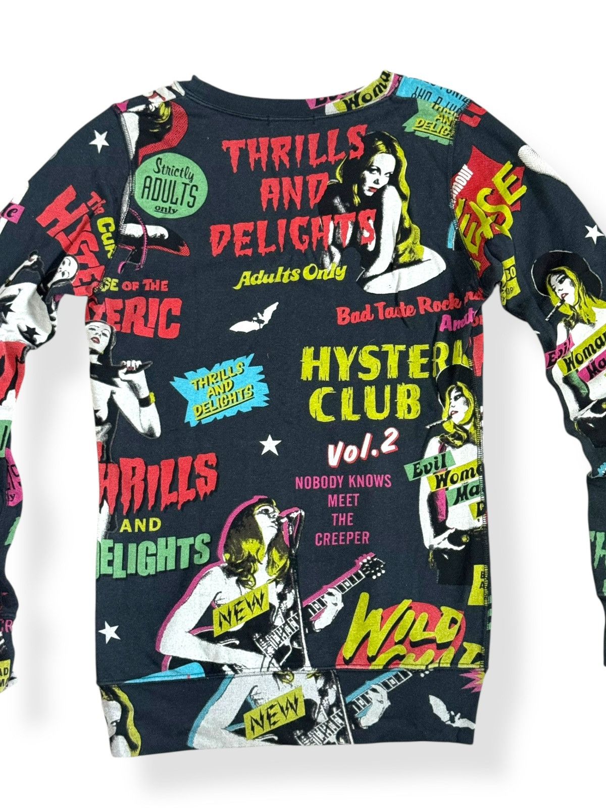 Hysteric Glamour Vintage Y2k Hysteric Glamour Neon Thrills and Delights Top Size US S / EU 44-46 / 1 - 6 Thumbnail