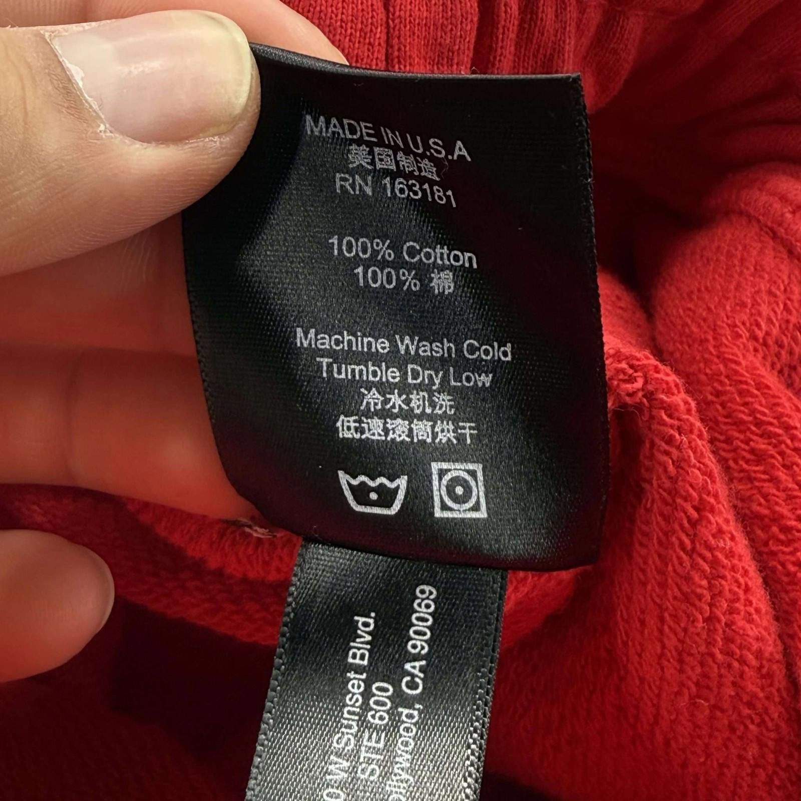 Rhude Rhude Sweat Shorts VTG Red L Size US 34 / EU 50 - 6 Thumbnail
