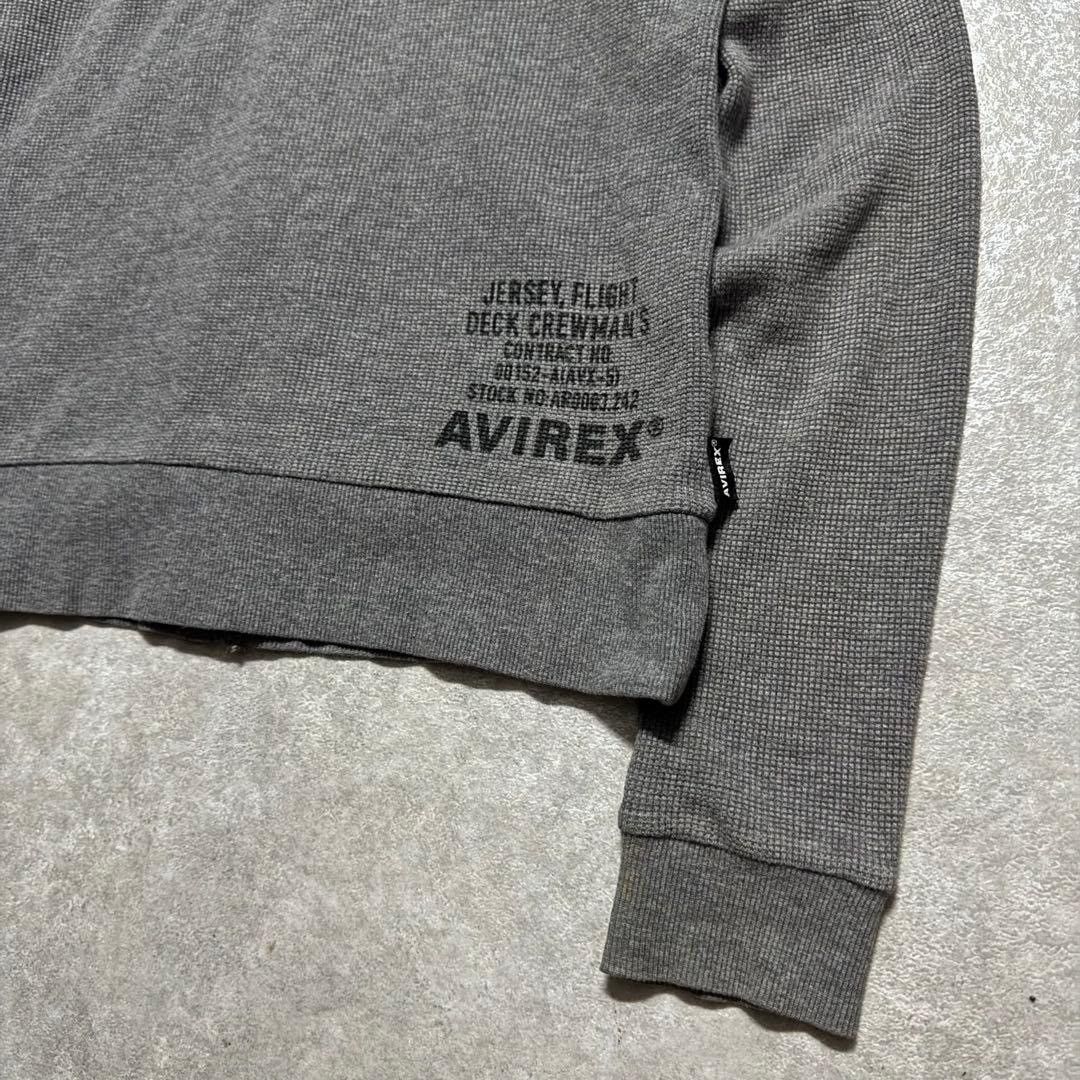 Avirex OOs Archive Avirex Grey Hoodie Size US L / EU 52-54 / 3 - 8 Thumbnail