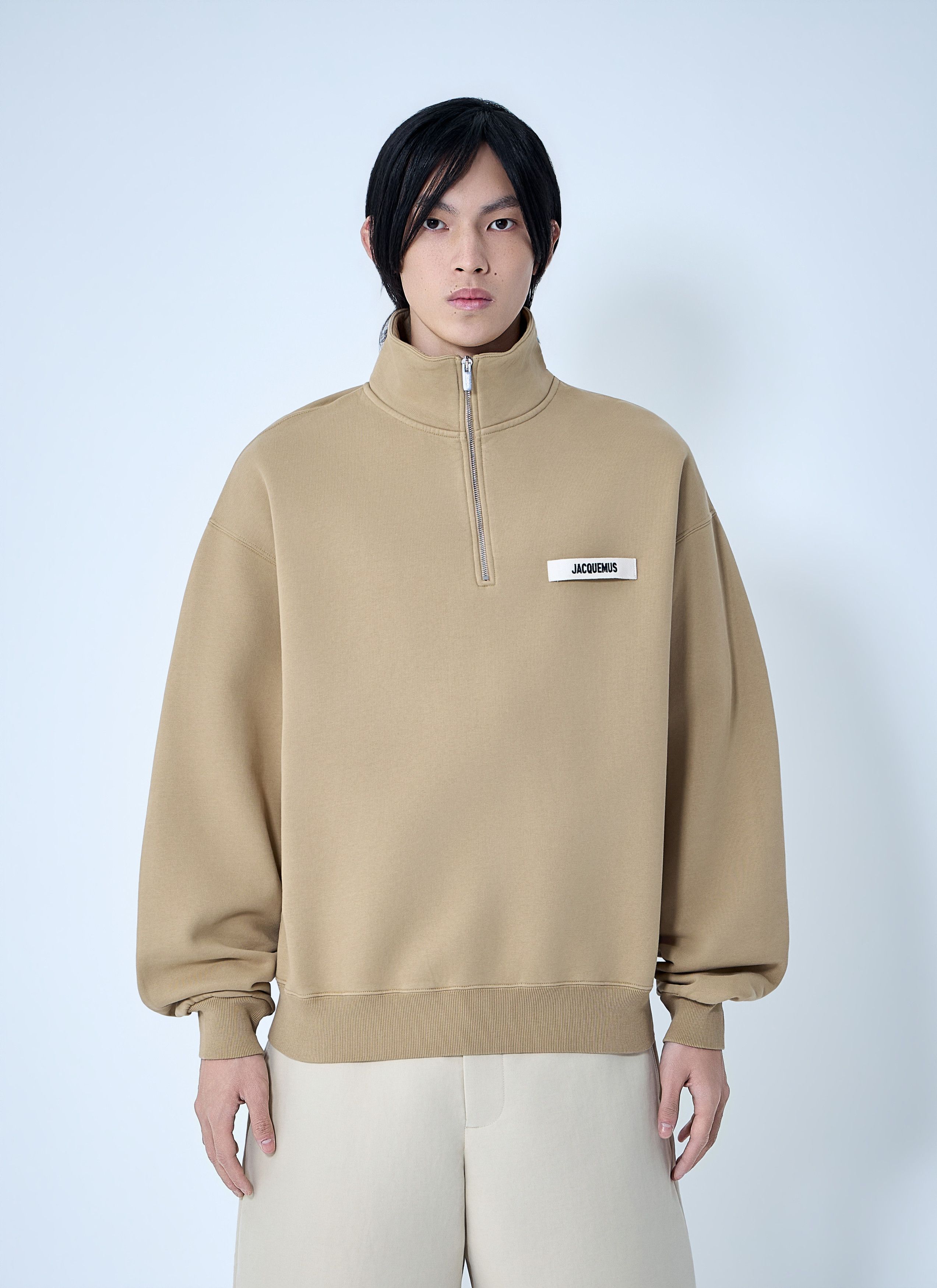 Jacquemus Le Camionneur Gros Grain Zip Sweatshirt Size US M / EU 48-50 / 2 - 1 Thumbnail