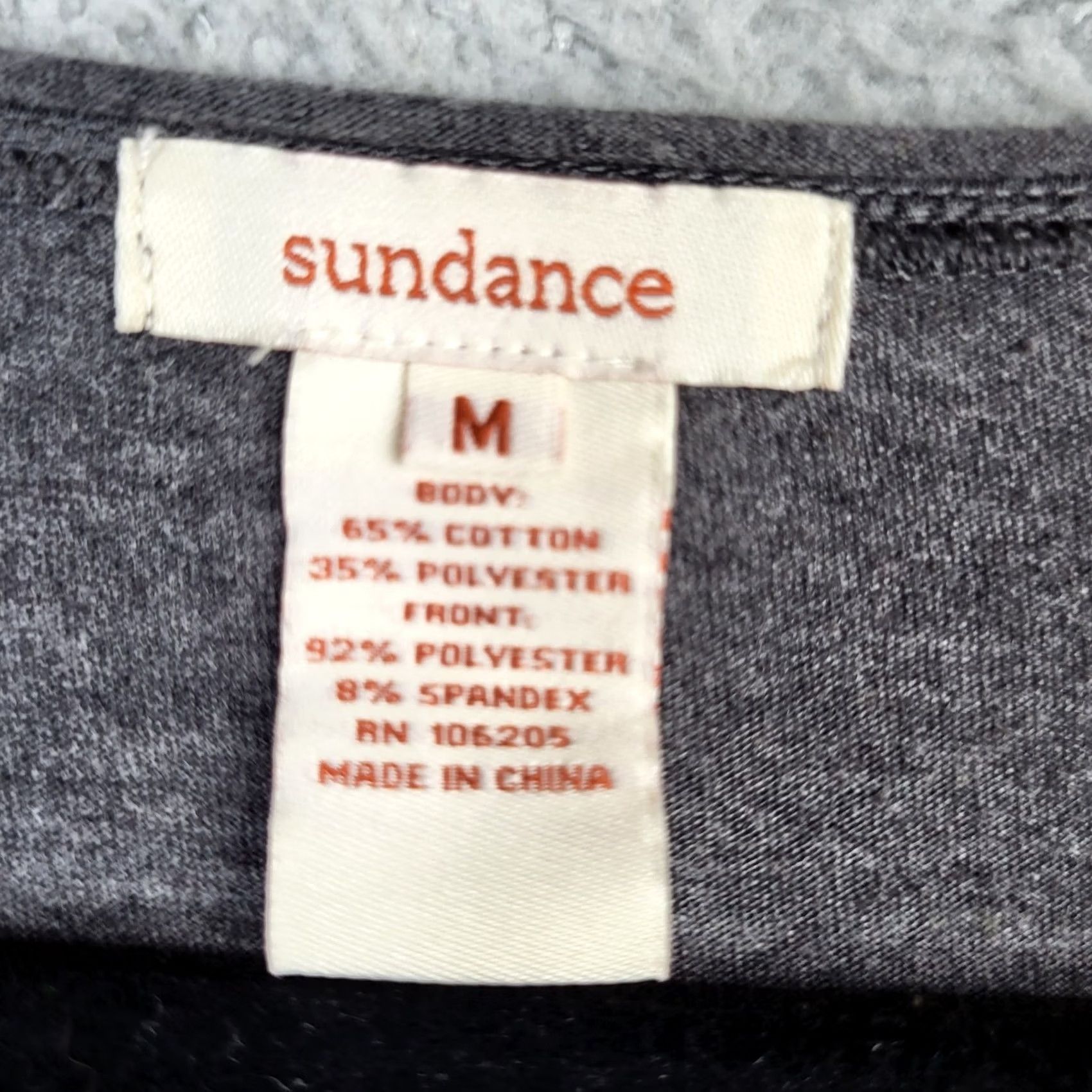 Vintage Sundance Velour Top Women's Round Neck Size M Gray Cotton Blend Polyester Spandex Regular Long Sleeve Satin Velour Jersey Basic All Seasons Vintage No Size M / US 6-8 / IT 42-44 - 6 Thumbnail