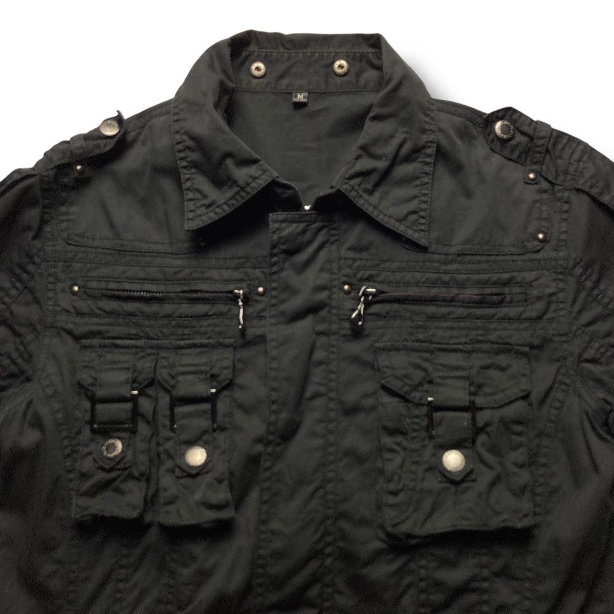 If Six Was Nine IN THE ATTIC BONDAGE PUNK GOTHIC SHORT SLEEVE JACKET Size US M / EU 48-50 / 2 - 3 Thumbnail
