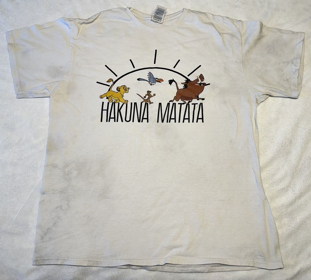 Delta × Vintage VTG Disney Lion King Hakuna Matata Shirt-Delta Pro-Large Size US L / EU 52-54 / 3 - 1 Thumbnail