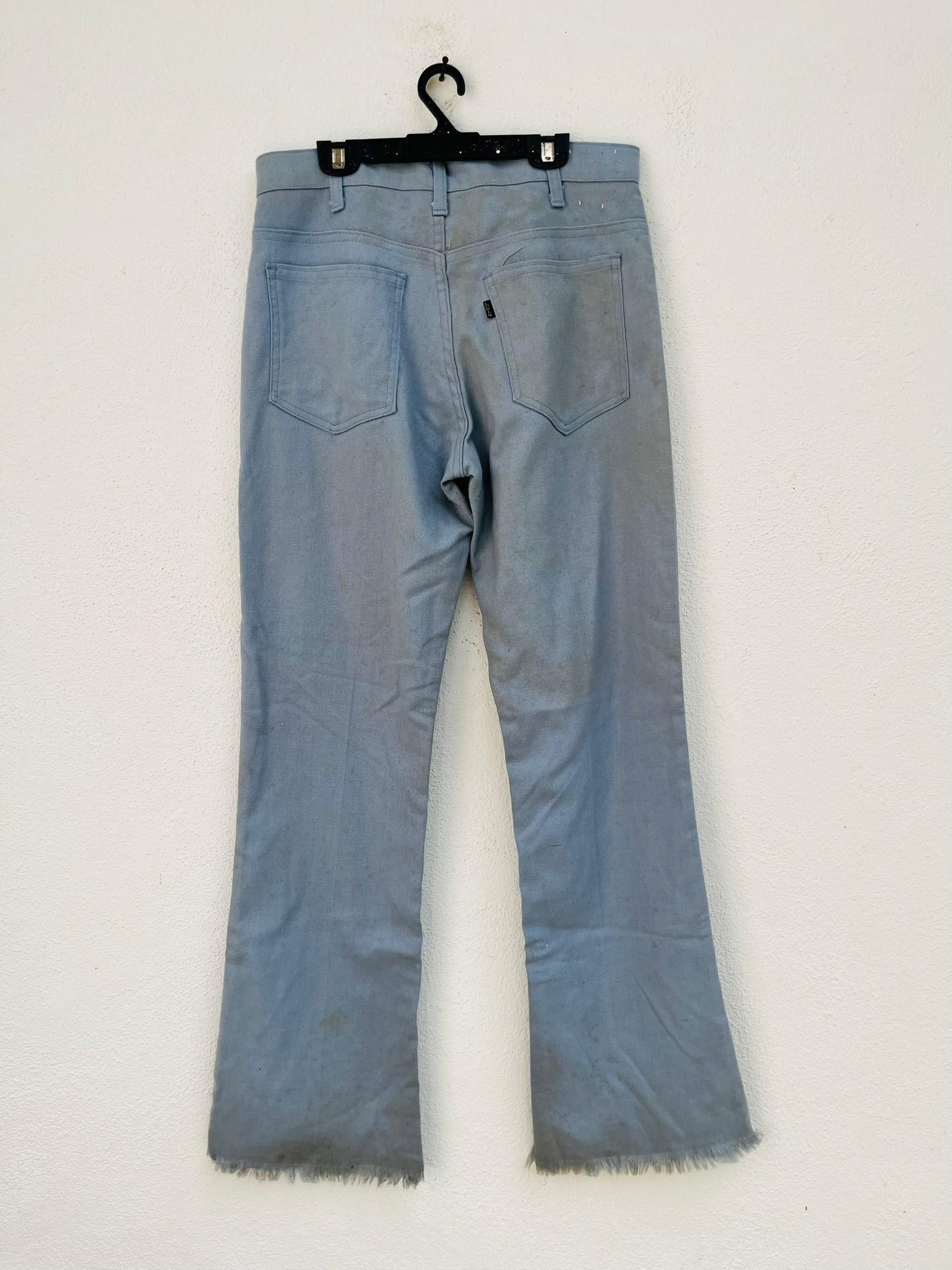 Levi's Vintage Clothing × Vintage Vintage 80s Levis Sta Press Boot Cut Sky Blue Pant Size US 30 / EU 46 - 2 Thumbnail