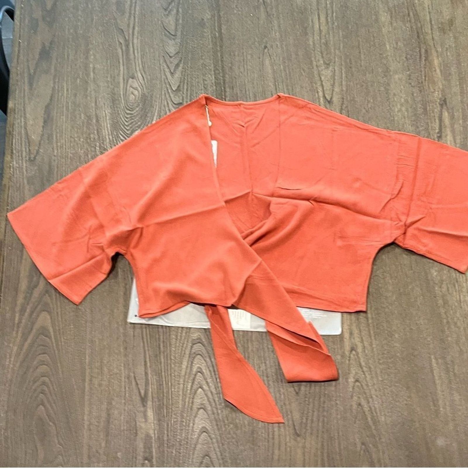 Vintage NWT Toluca Maria Swim Cover Up Shirt Clay Size M Size ONE SIZE - 2 Thumbnail