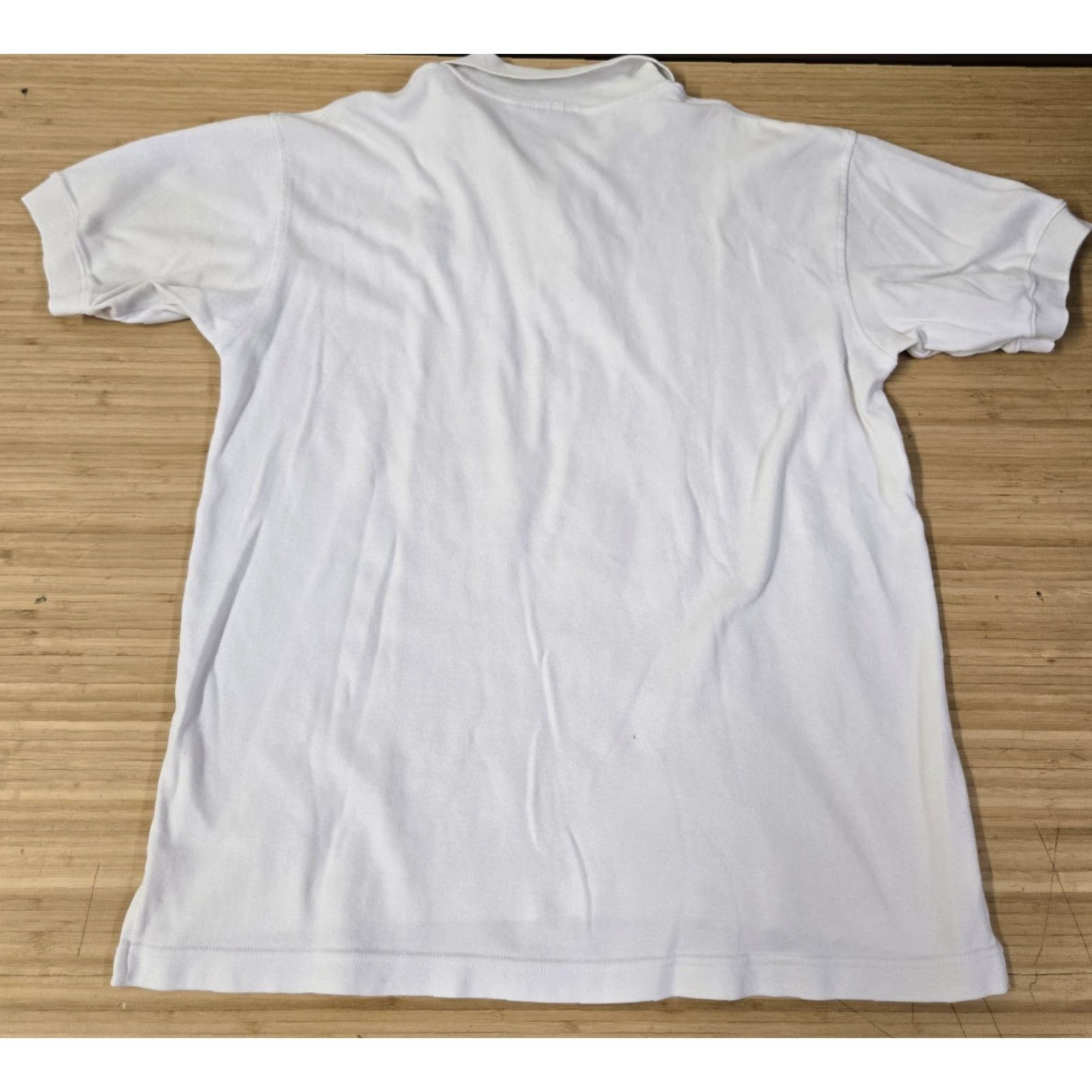 Acme Clothing Acme Clothing Co Polo Shirt Mens Medium White Michigan J. Frog Cartoon Top Hat Shirt Size US M / EU 48-50 / 2 - 4 Thumbnail