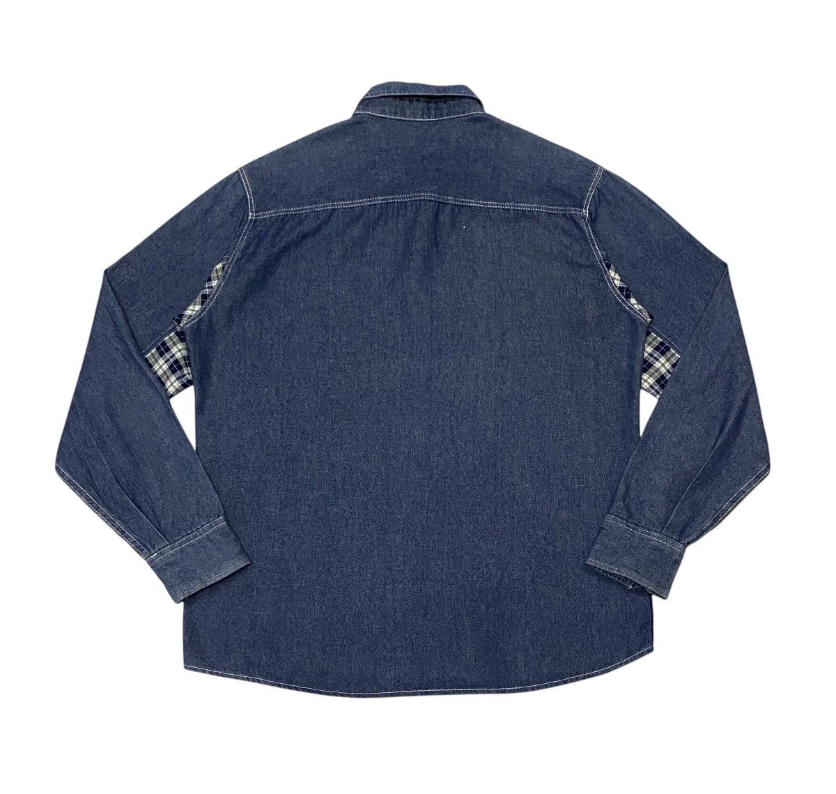 Junya Watanabe Junya Watanabe Man AD2009 Denim Shirt Button Ups Size US L / EU 52-54 / 3 - 3 Thumbnail