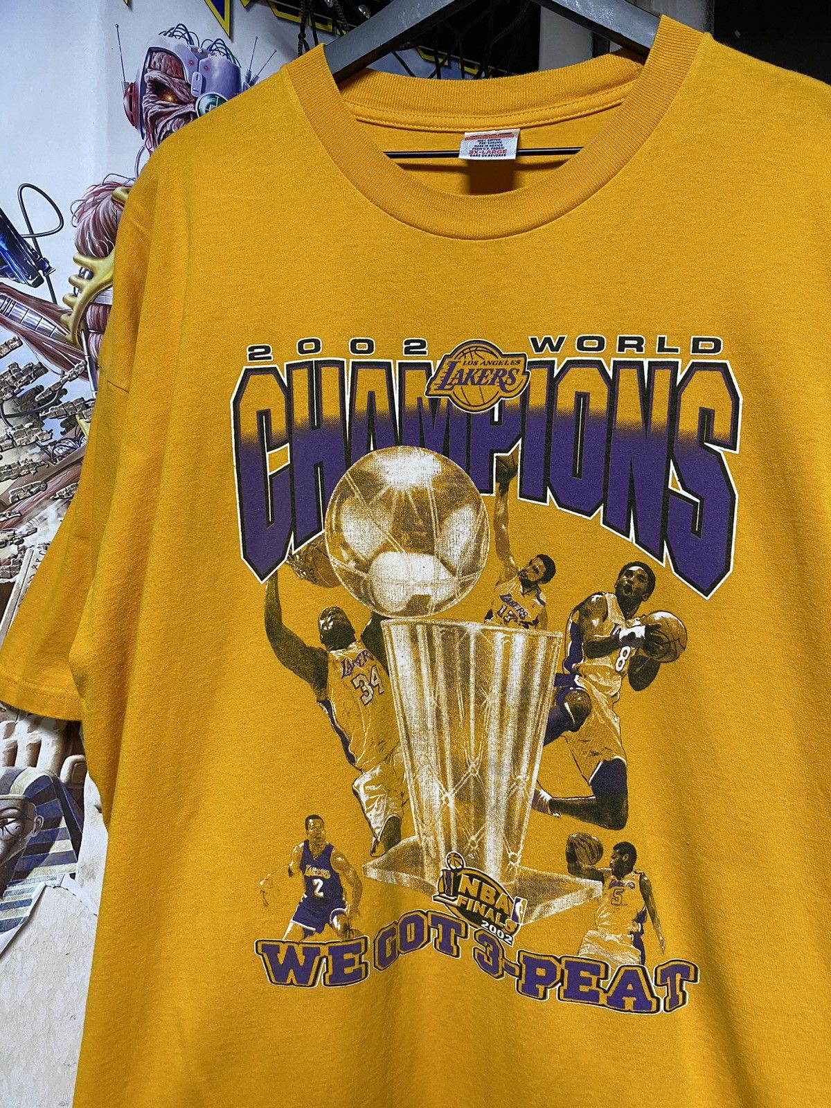 Vintage 00’ Lakers Championship Kobe tee Shirt 2XL